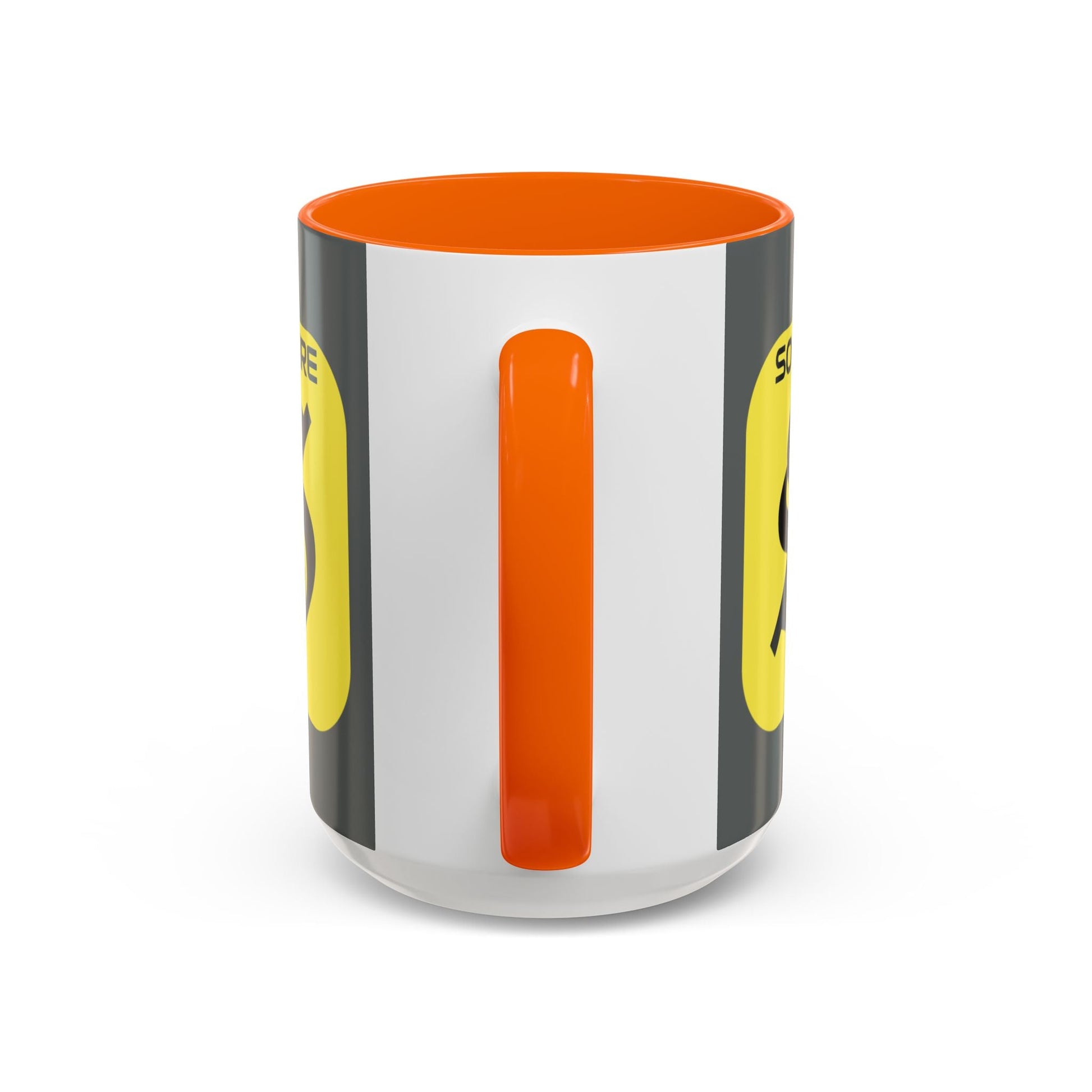SolflareLogo Grey Accent Mug by cypherpunkgear.com – cypherpunkgear.com | Cypherpunk Merch