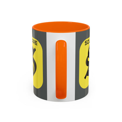 SolflareLogo Grey Accent Mug by cypherpunkgear.com – cypherpunkgear.com | Cypherpunk Merch