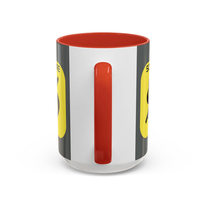 SolflareLogo Grey Accent Mug by cypherpunkgear.com – cypherpunkgear.com | Cypherpunk Merch