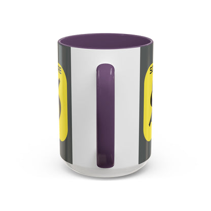 SolflareLogo Grey Accent Mug by cypherpunkgear.com – cypherpunkgear.com | Cypherpunk Merch