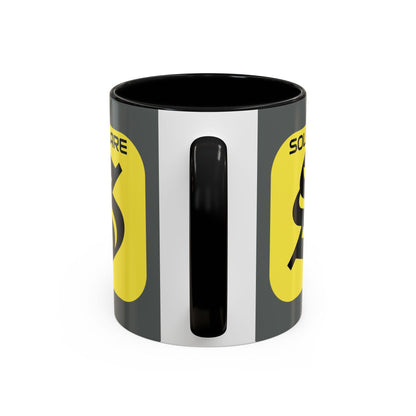 SolflareLogo Grey Accent Mug by cypherpunkgear.com – cypherpunkgear.com | Cypherpunk Merch