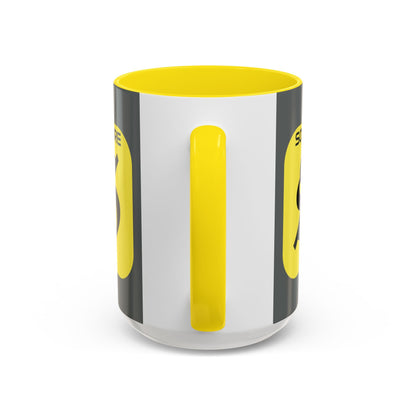 SolflareLogo Grey Accent Mug by cypherpunkgear.com – cypherpunkgear.com | Cypherpunk Merch