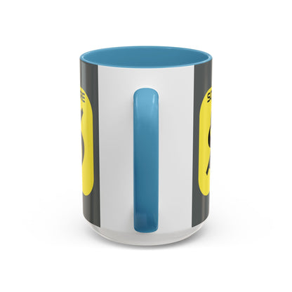 SolflareLogo Grey Accent Mug by cypherpunkgear.com – cypherpunkgear.com | Cypherpunk Merch