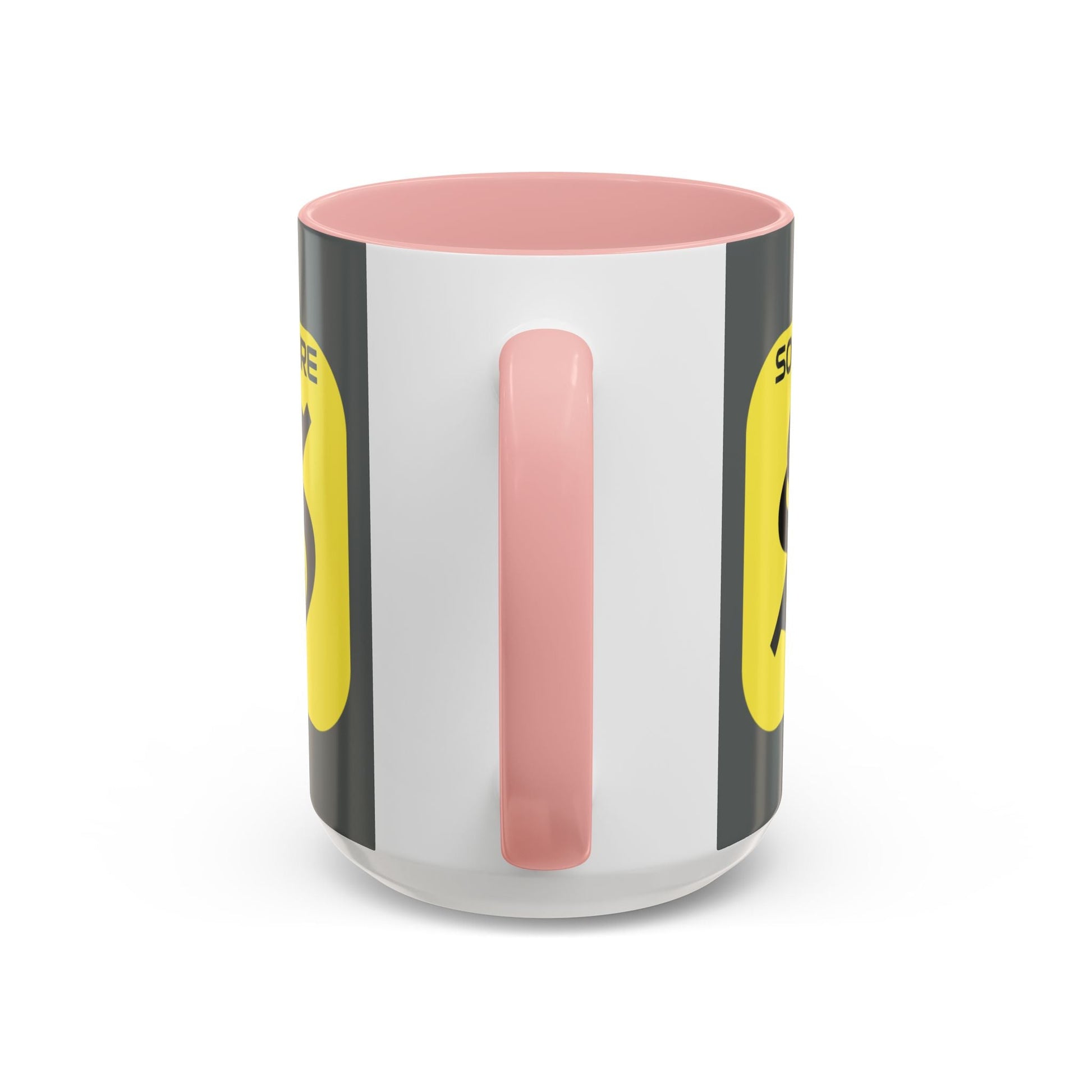 SolflareLogo Grey Accent Mug by cypherpunkgear.com – cypherpunkgear.com | Cypherpunk Merch