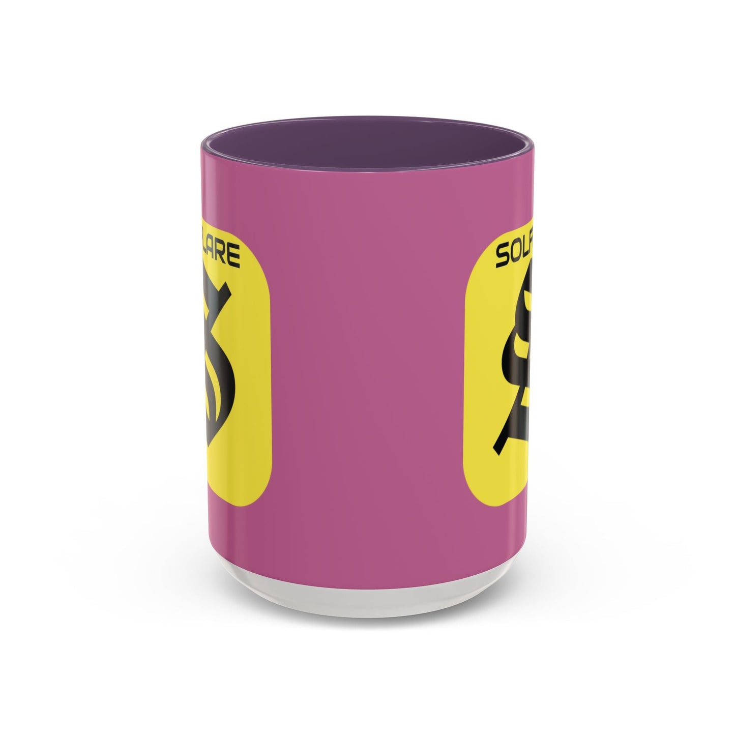 SolflareLogo Pink Accent Mug by cypherpunkgear.com – cypherpunkgear.com | Cypherpunk Merch