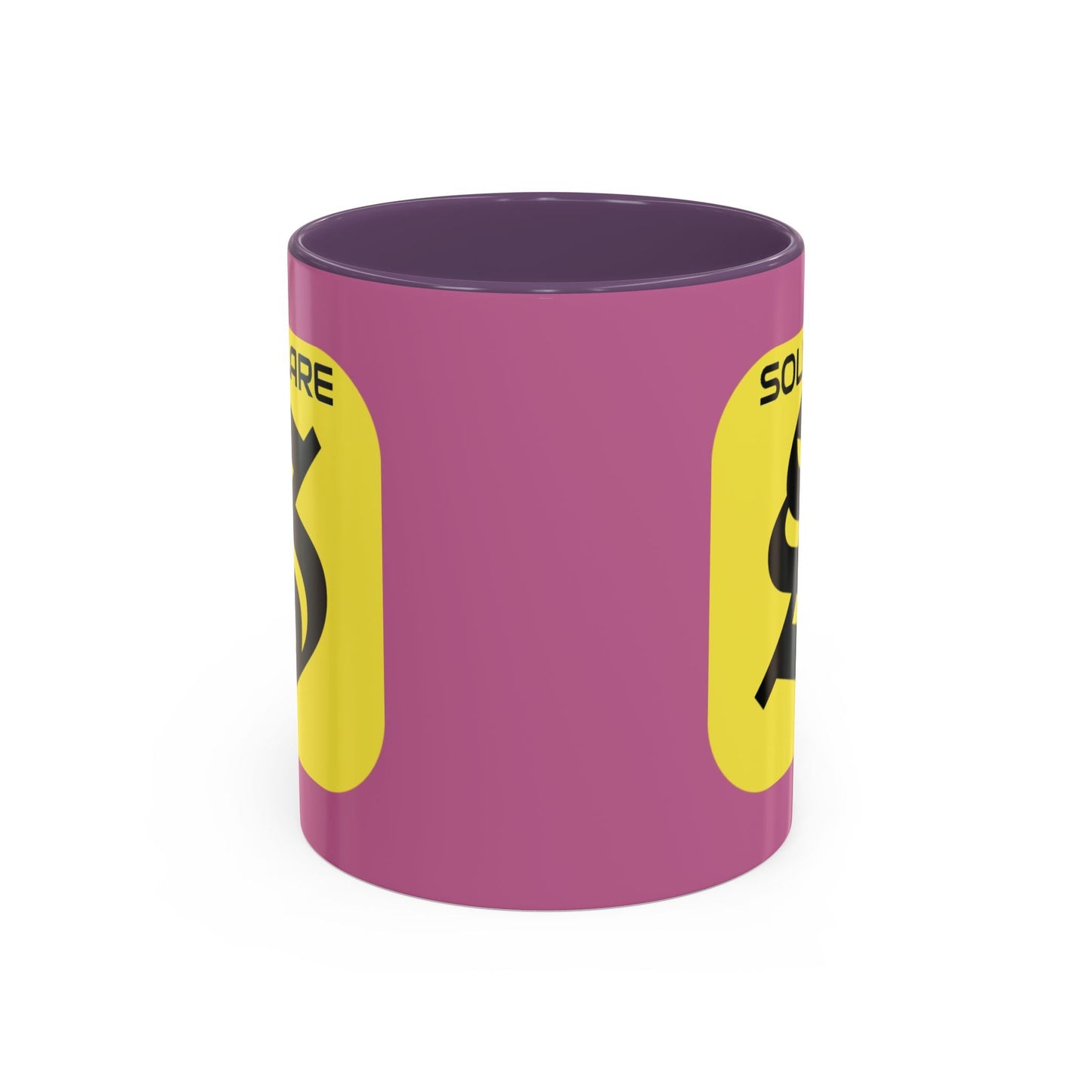 SolflareLogo Pink Accent Mug by cypherpunkgear.com – cypherpunkgear.com | Cypherpunk Merch