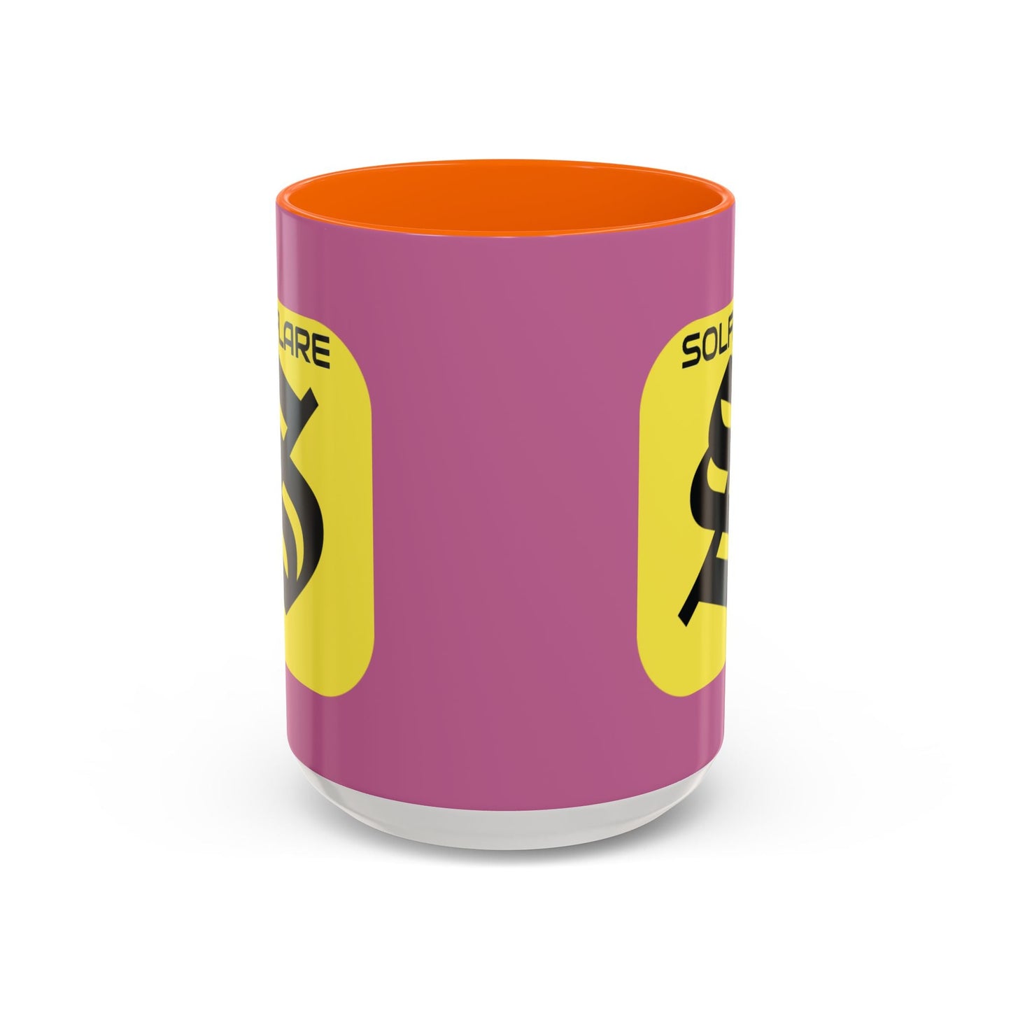 SolflareLogo Pink Accent Mug by cypherpunkgear.com – cypherpunkgear.com | Cypherpunk Merch