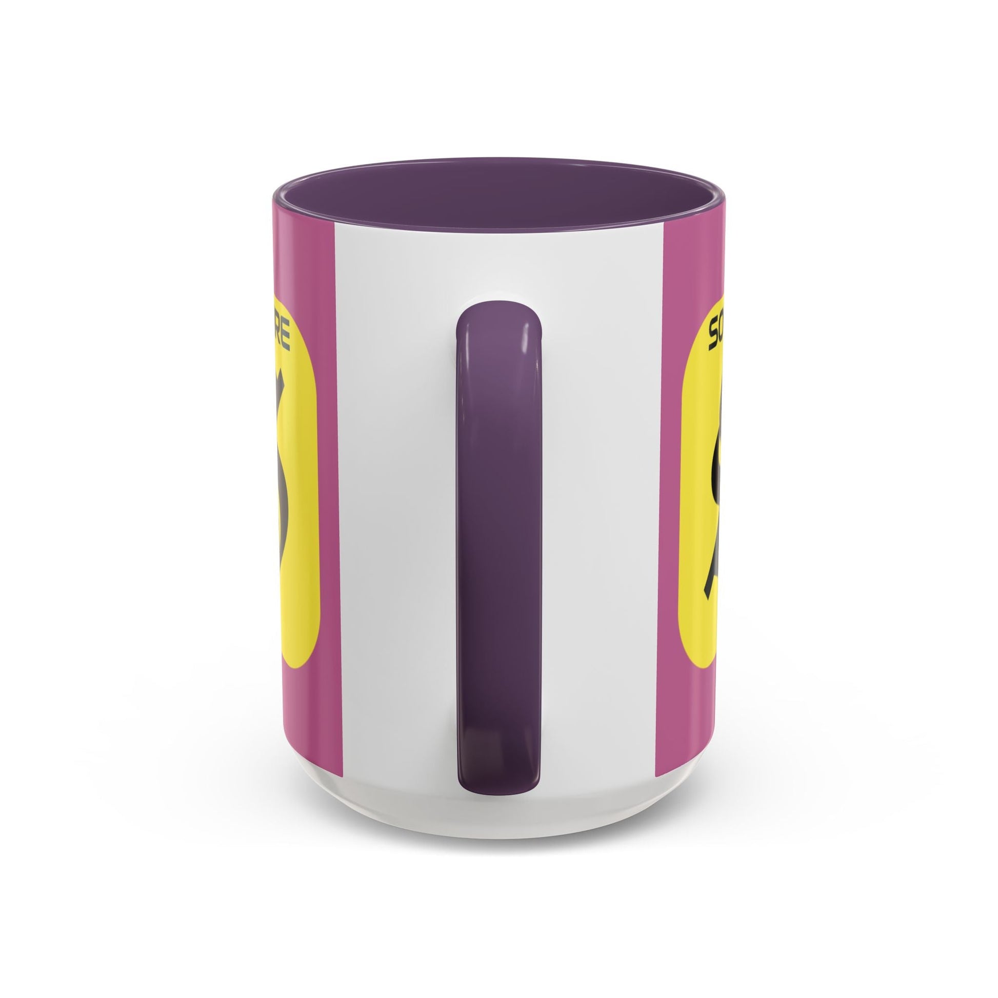 SolflareLogo Pink Accent Mug by cypherpunkgear.com – cypherpunkgear.com | Cypherpunk Merch