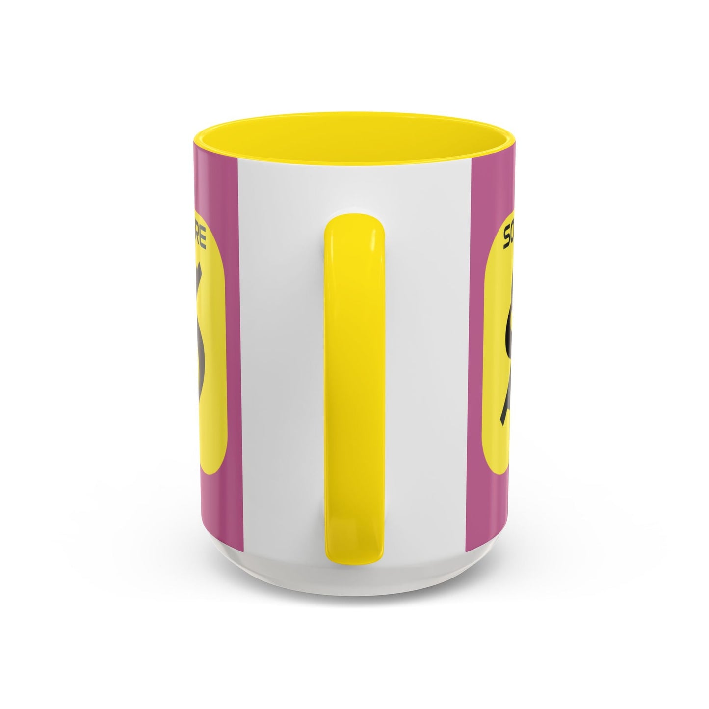 SolflareLogo Pink Accent Mug by cypherpunkgear.com – cypherpunkgear.com | Cypherpunk Merch