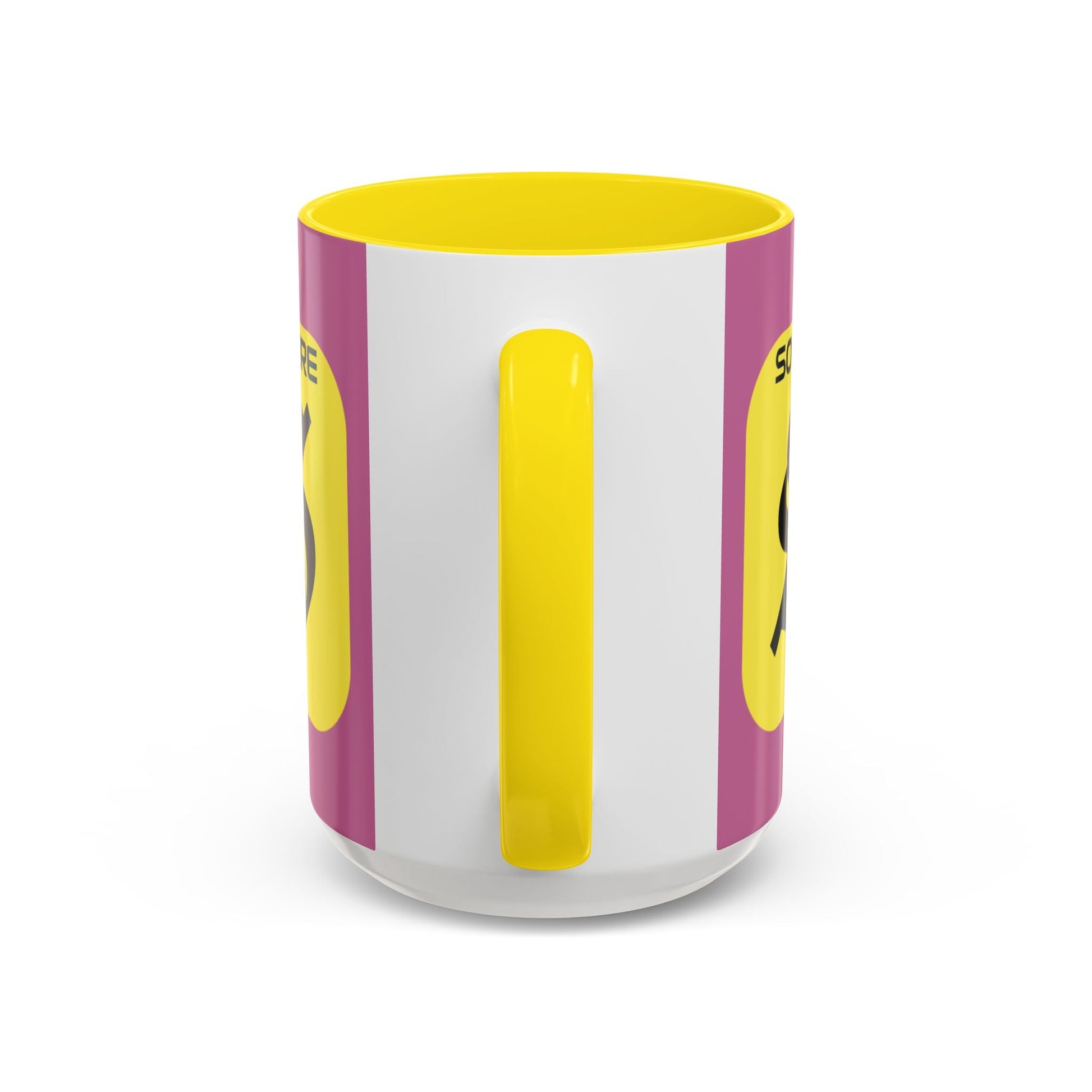 SolflareLogo Pink Accent Mug by cypherpunkgear.com – cypherpunkgear.com | Cypherpunk Merch