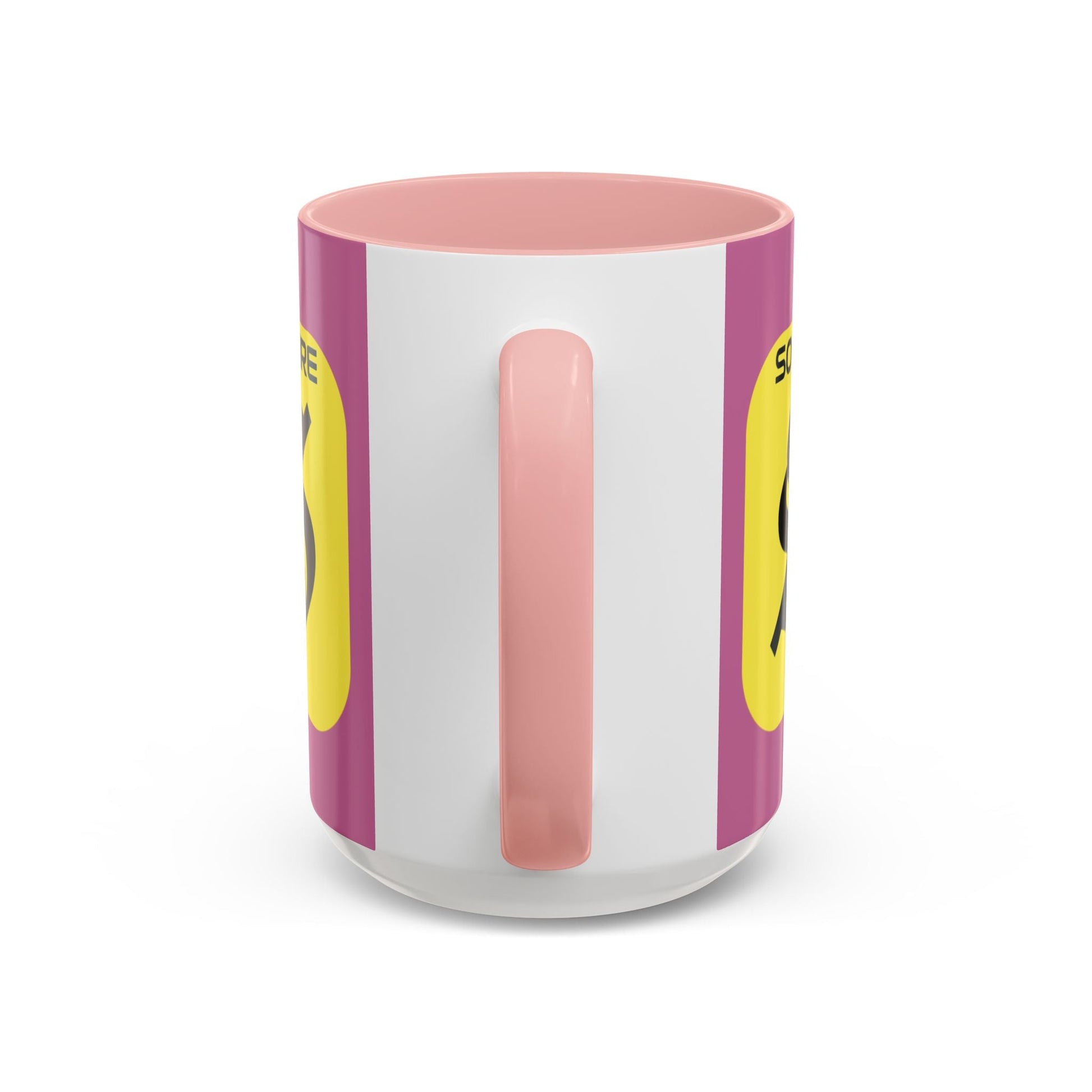 SolflareLogo Pink Accent Mug by cypherpunkgear.com – cypherpunkgear.com | Cypherpunk Merch