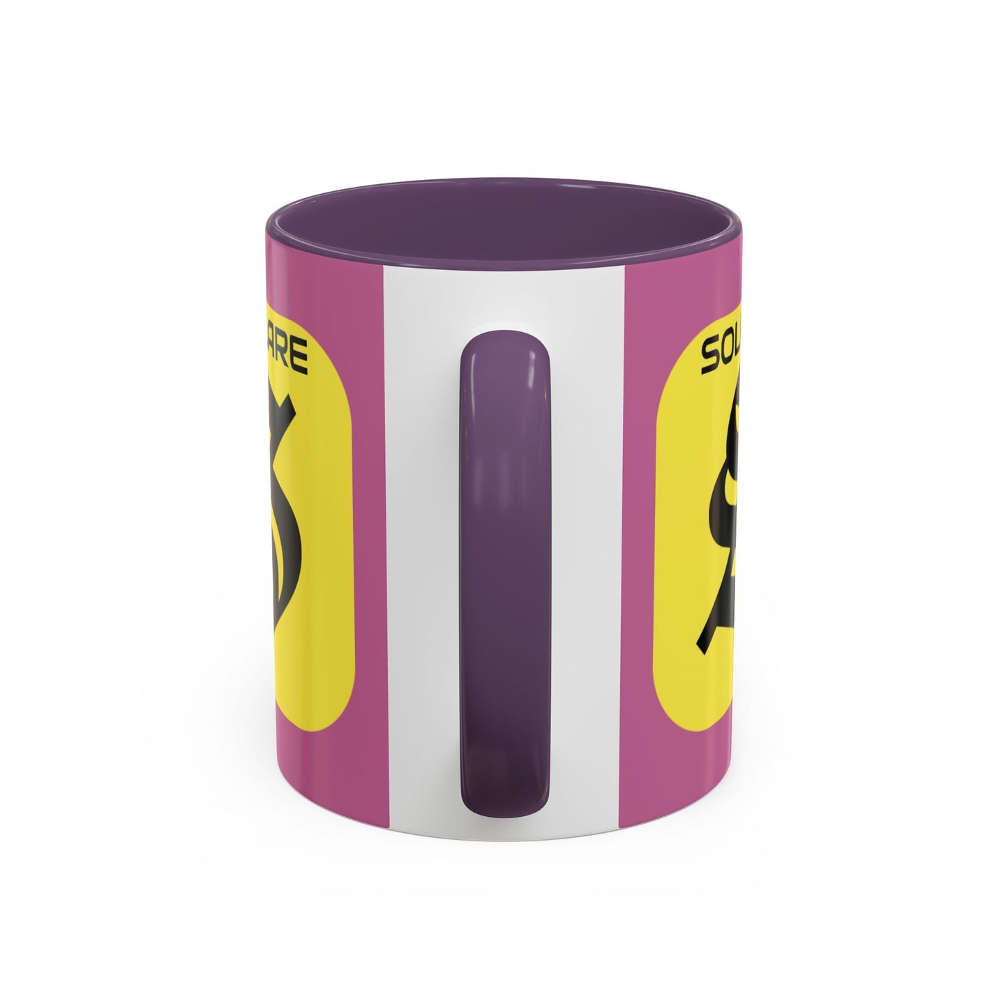 SolflareLogo Pink Accent Mug by cypherpunkgear.com – cypherpunkgear.com | Cypherpunk Merch