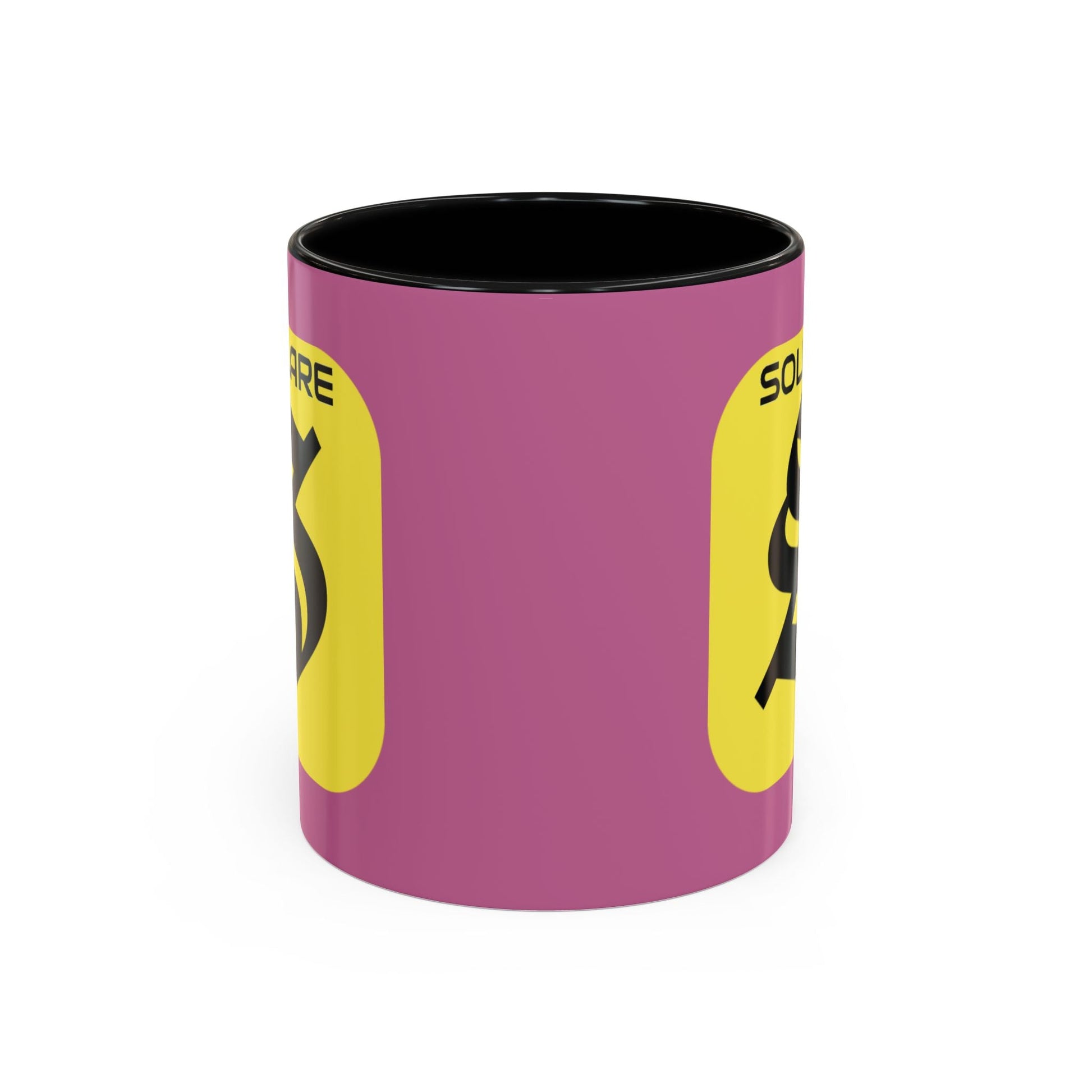 SolflareLogo Pink Accent Mug by cypherpunkgear.com – cypherpunkgear.com | Cypherpunk Merch