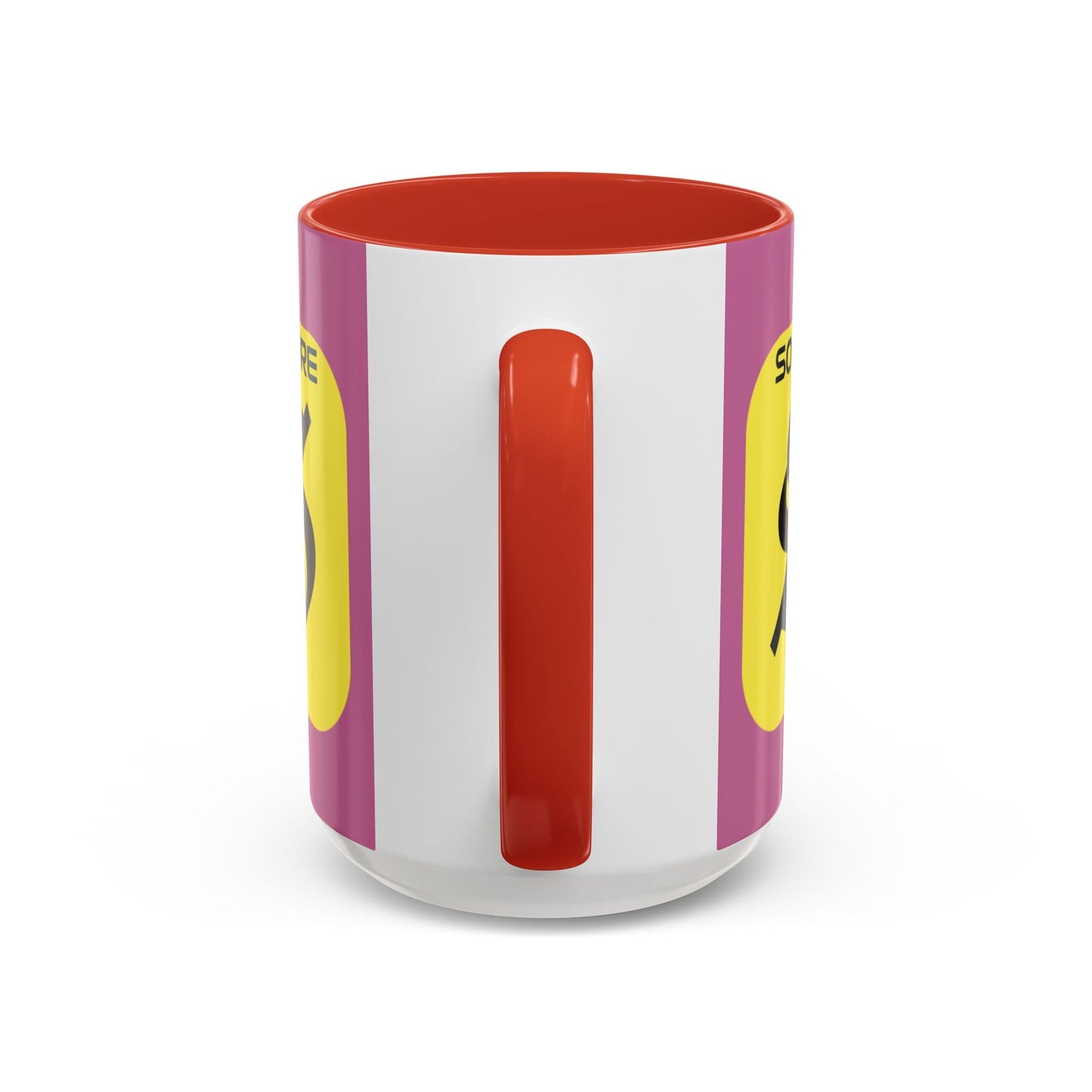 SolflareLogo Pink Accent Mug by cypherpunkgear.com – cypherpunkgear.com | Cypherpunk Merch