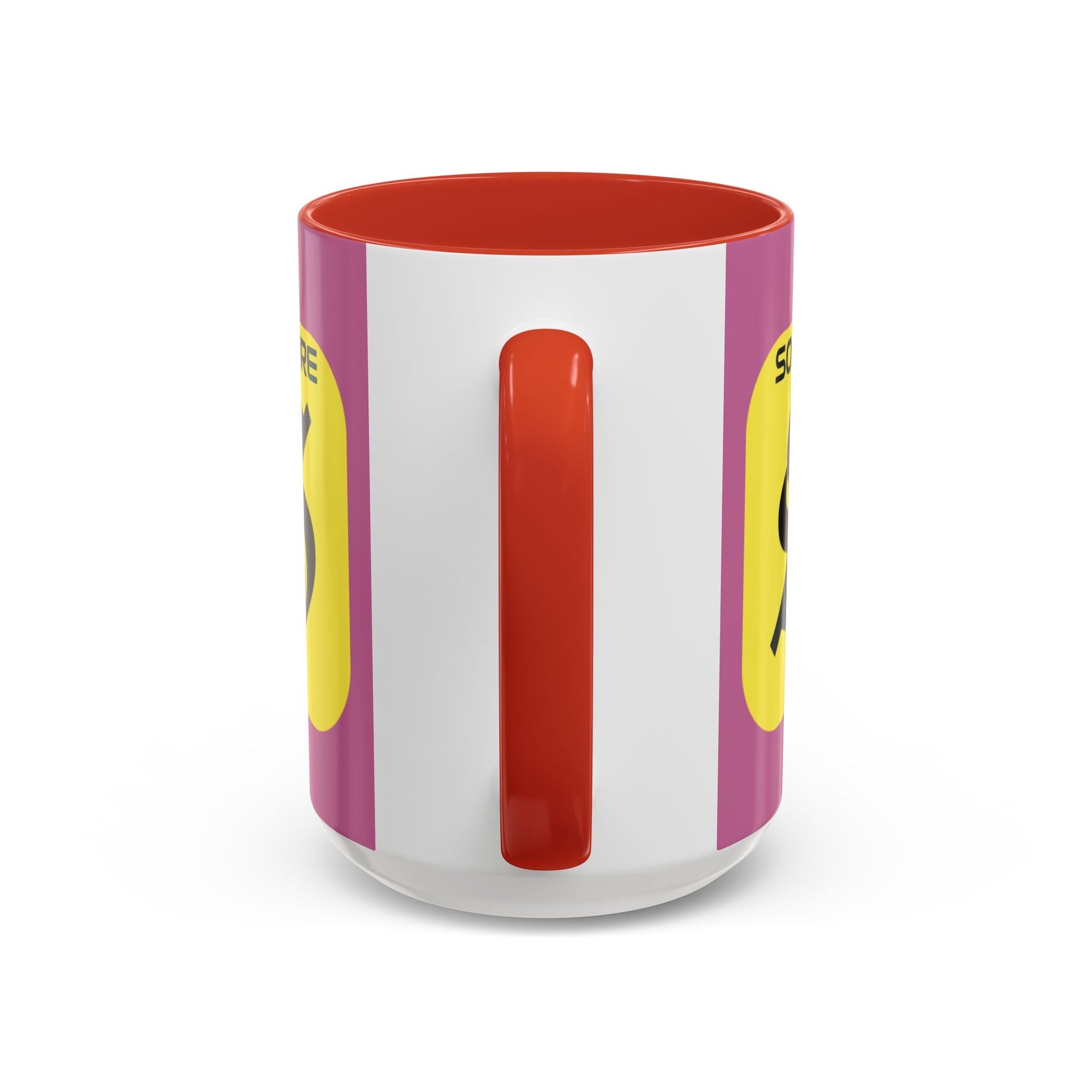 SolflareLogo Pink Accent Mug by cypherpunkgear.com – cypherpunkgear.com | Cypherpunk Merch