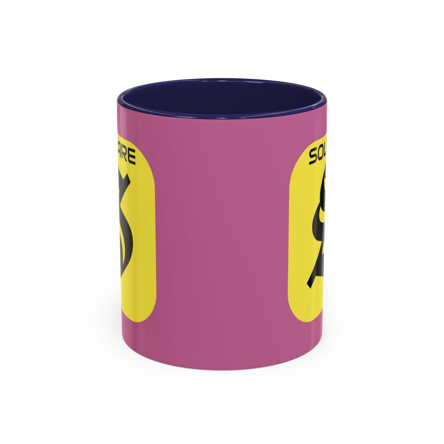 SolflareLogo Pink Accent Mug by cypherpunkgear.com – cypherpunkgear.com | Cypherpunk Merch