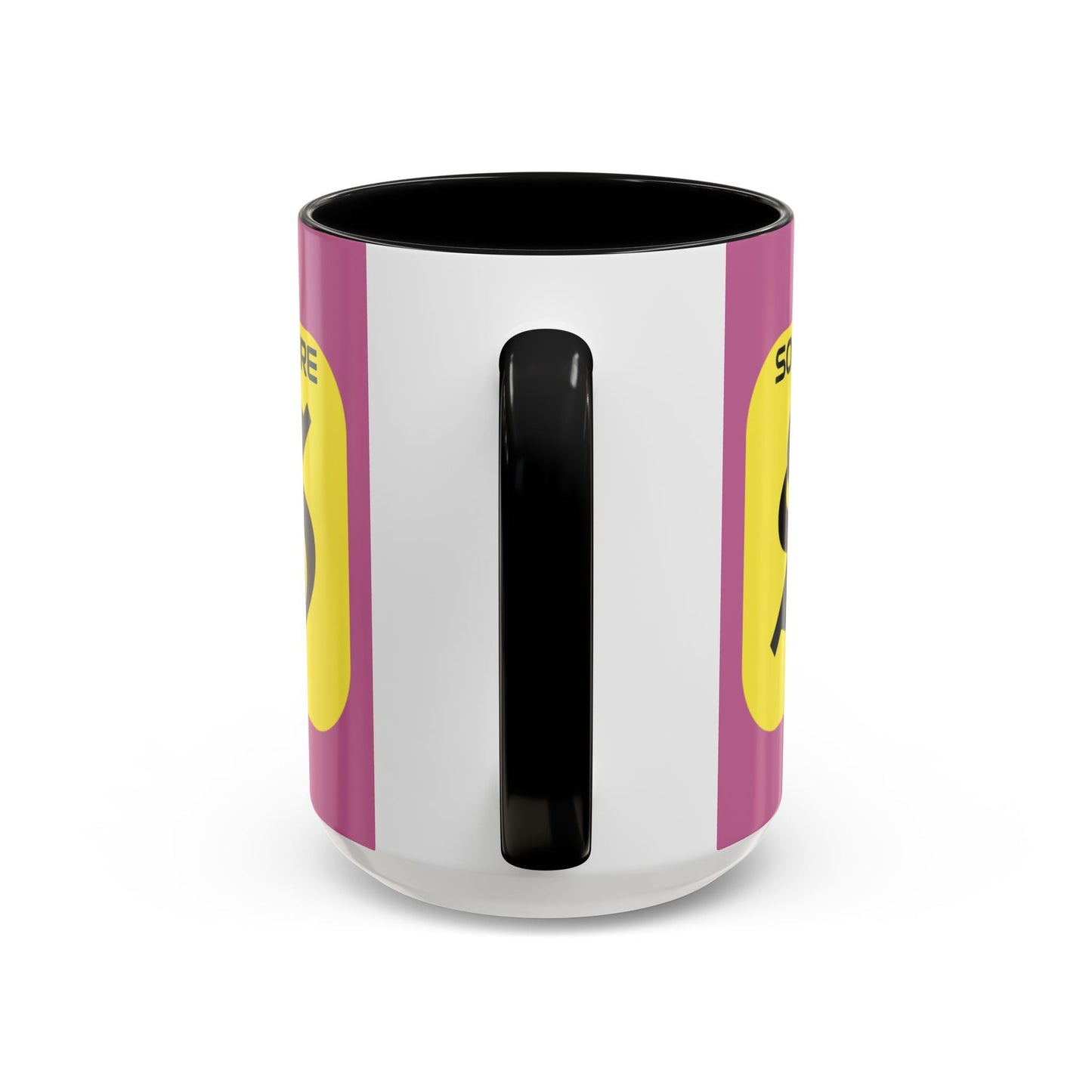 SolflareLogo Pink Accent Mug by cypherpunkgear.com – cypherpunkgear.com | Cypherpunk Merch