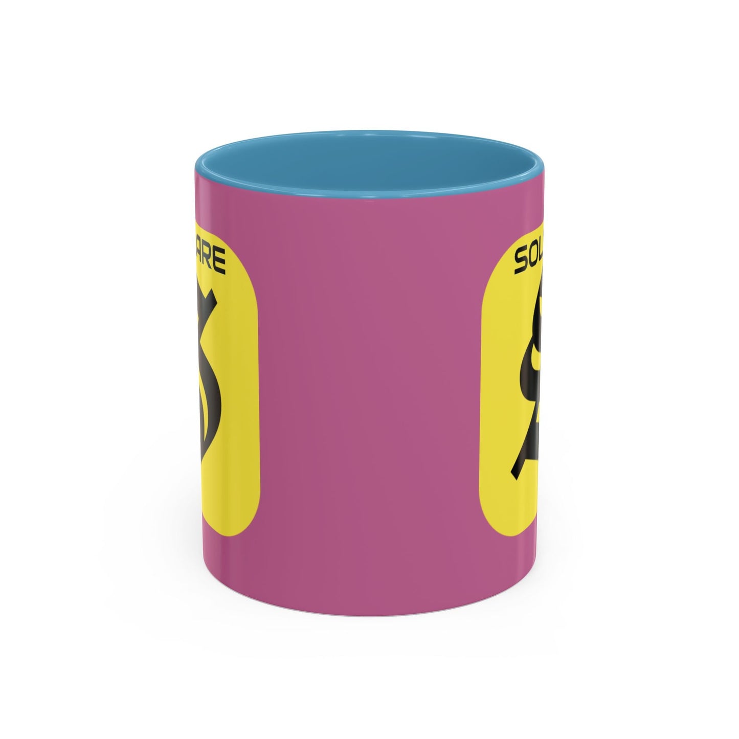 SolflareLogo Pink Accent Mug by cypherpunkgear.com – cypherpunkgear.com | Cypherpunk Merch