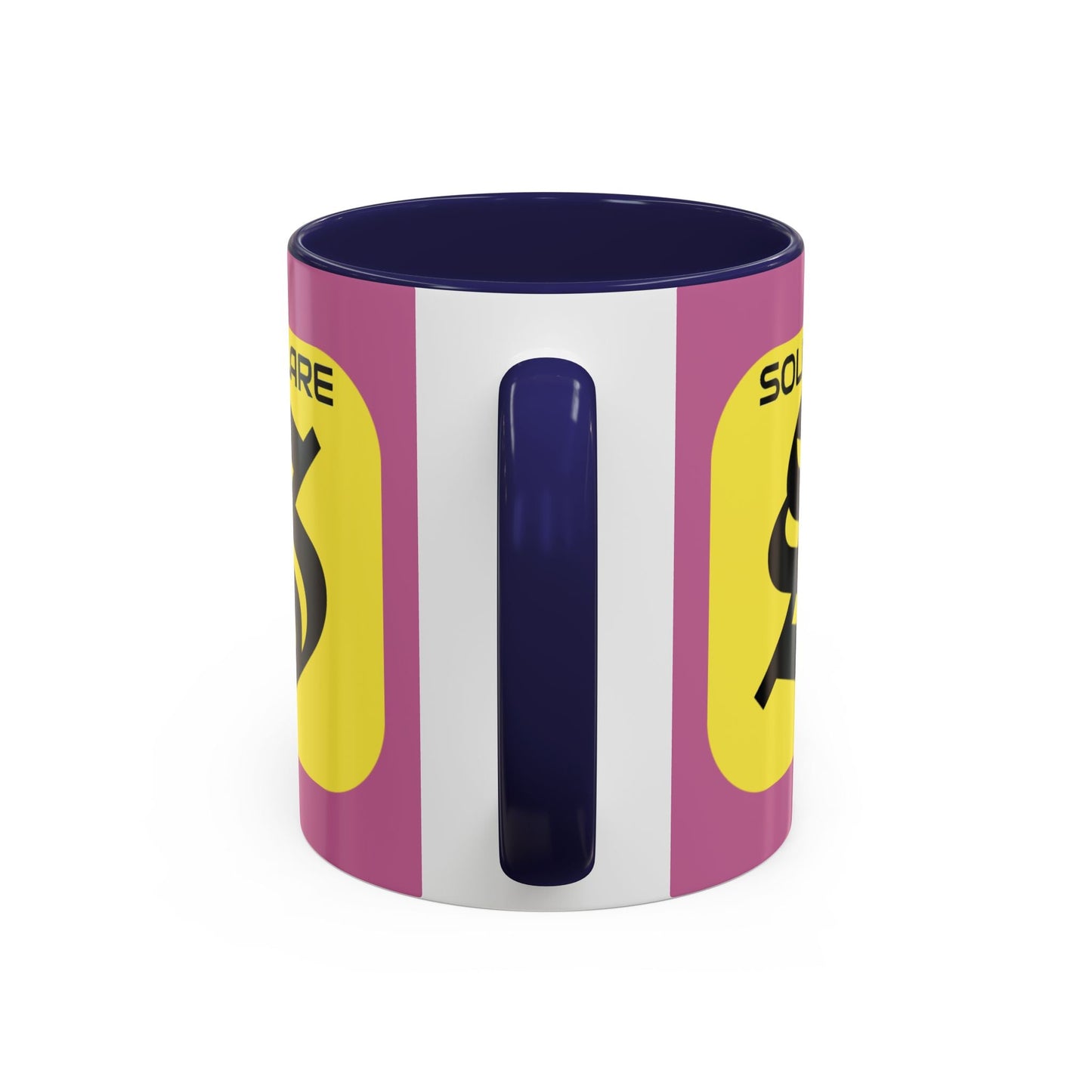SolflareLogo Pink Accent Mug by cypherpunkgear.com – cypherpunkgear.com | Cypherpunk Merch