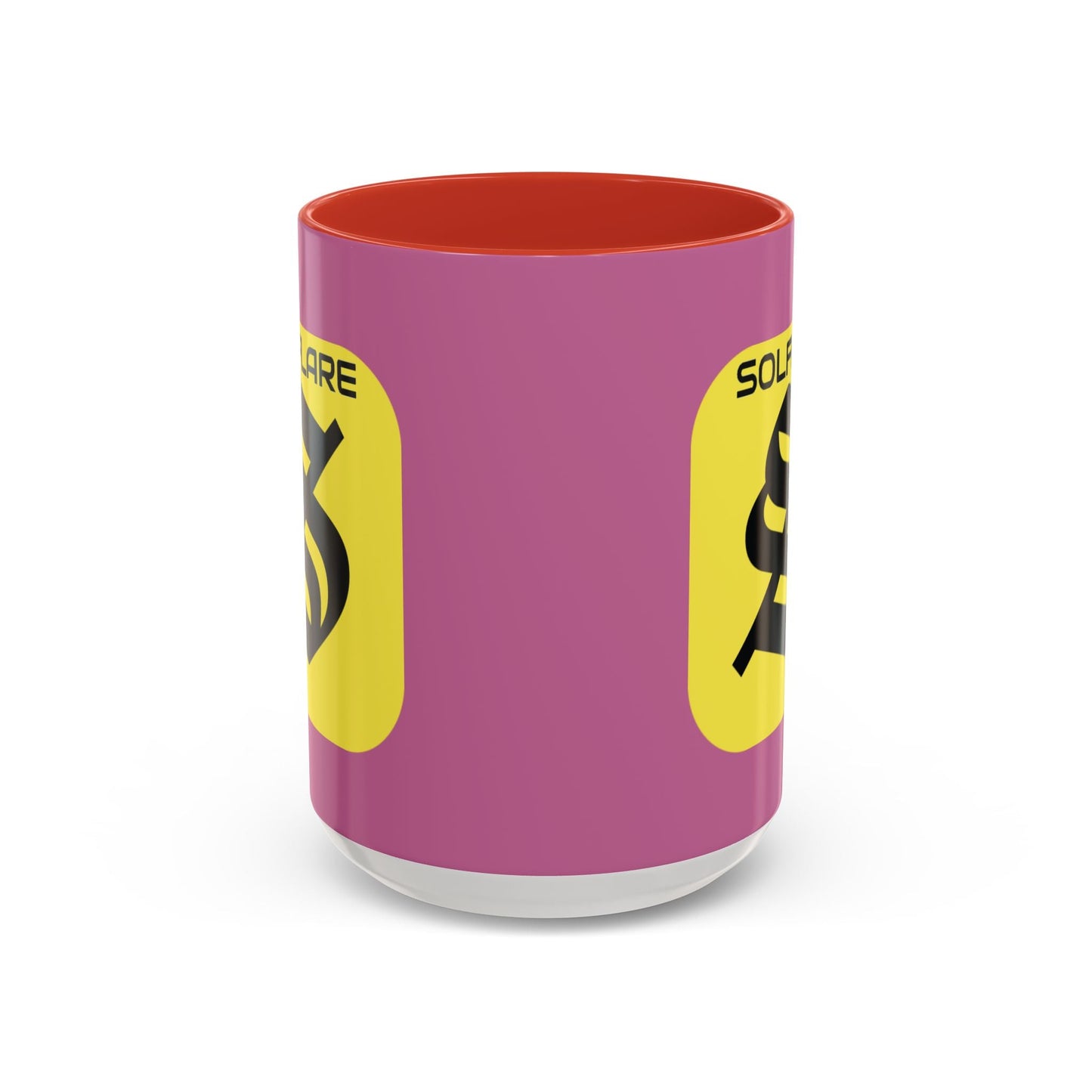 SolflareLogo Pink Accent Mug by cypherpunkgear.com – cypherpunkgear.com | Cypherpunk Merch