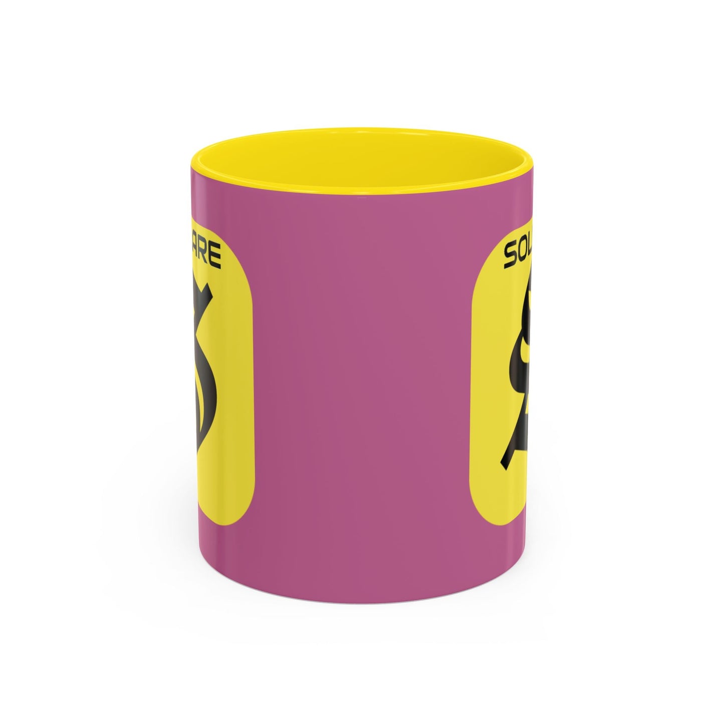 SolflareLogo Pink Accent Mug by cypherpunkgear.com – cypherpunkgear.com | Cypherpunk Merch