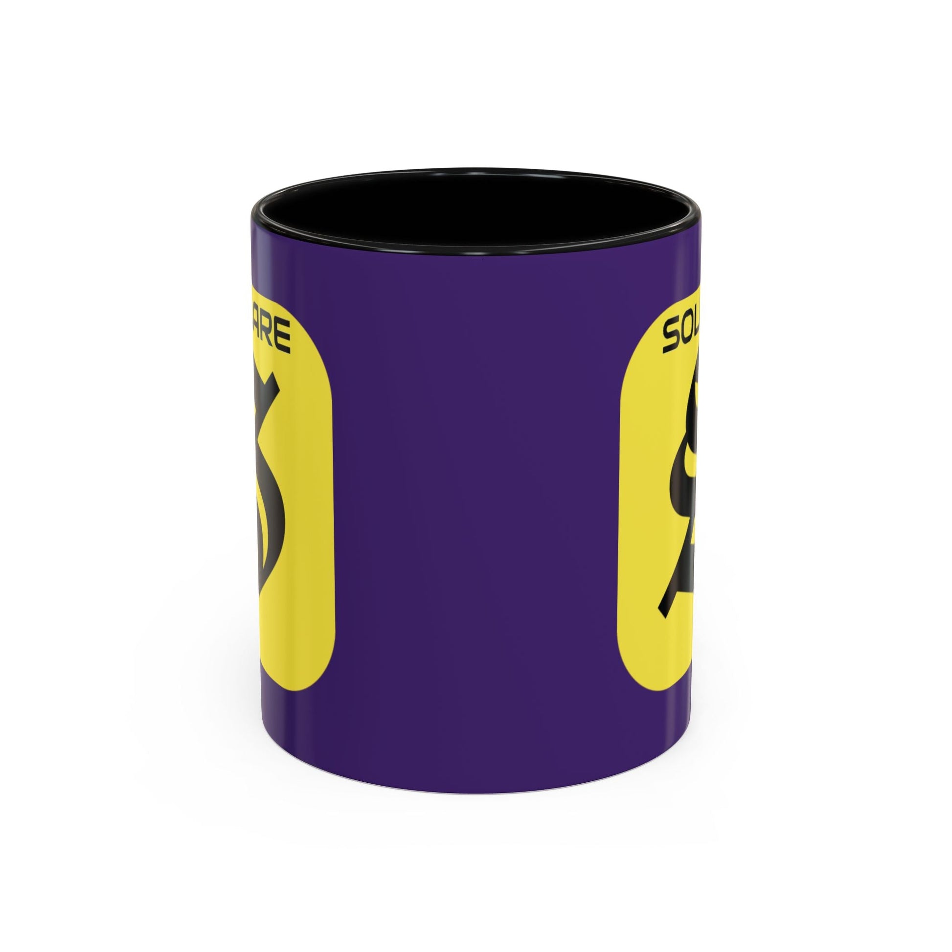 SolflareLogo Purple Accent Mug by cypherpunkgear.com – cypherpunkgear.com | Cypherpunk Merch