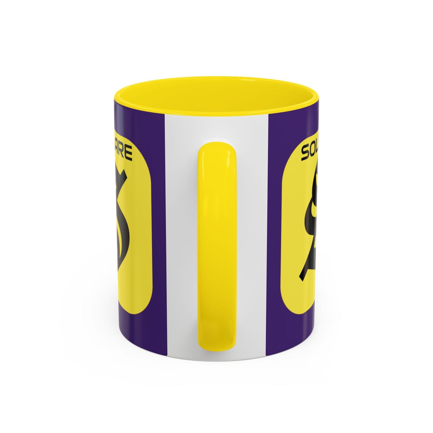 SolflareLogo Purple Accent Mug by cypherpunkgear.com – cypherpunkgear.com | Cypherpunk Merch