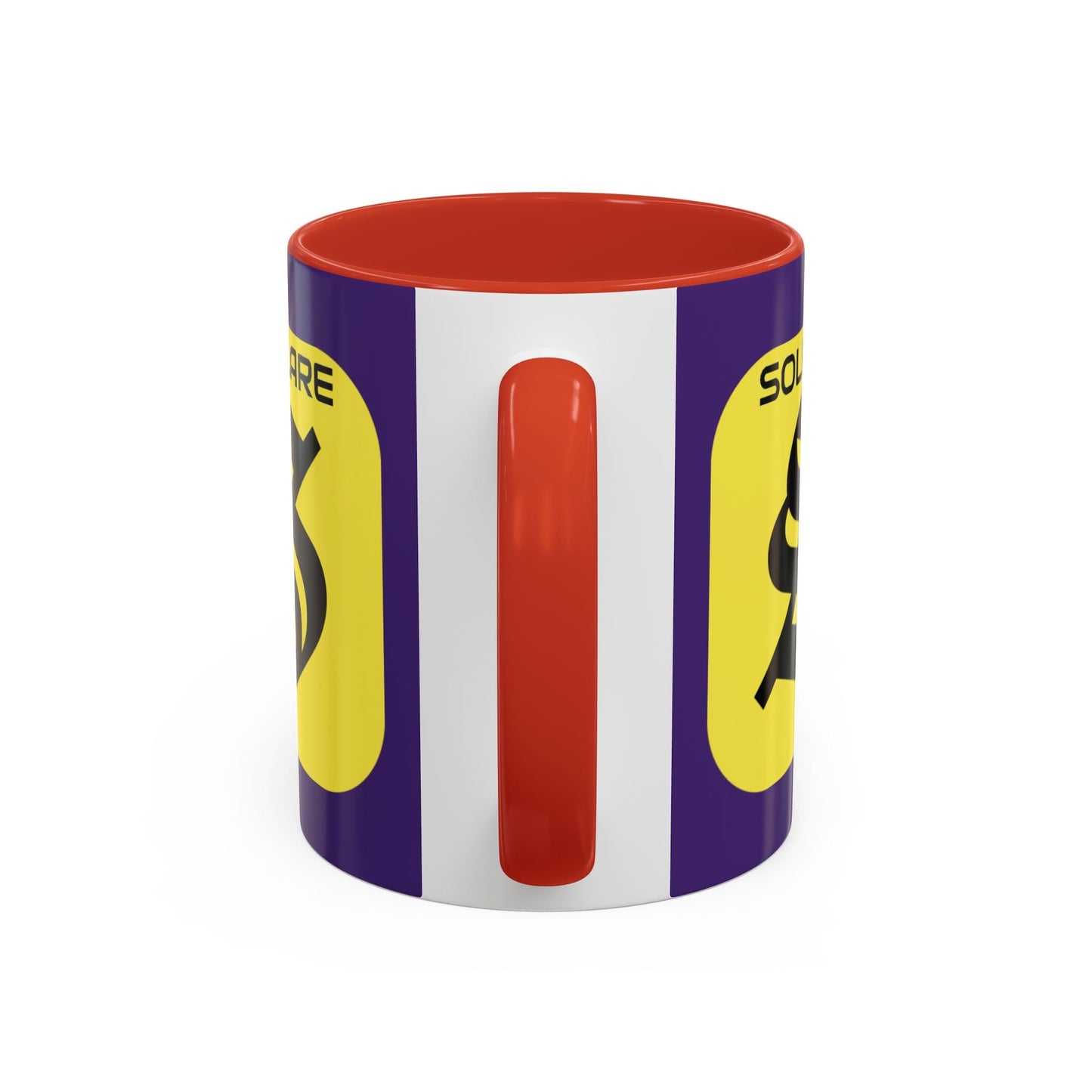 SolflareLogo Purple Accent Mug by cypherpunkgear.com – cypherpunkgear.com | Cypherpunk Merch