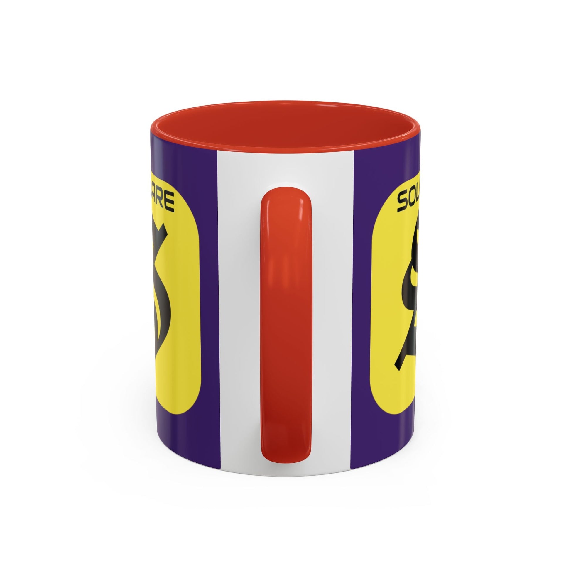 SolflareLogo Purple Accent Mug by cypherpunkgear.com – cypherpunkgear.com | Cypherpunk Merch