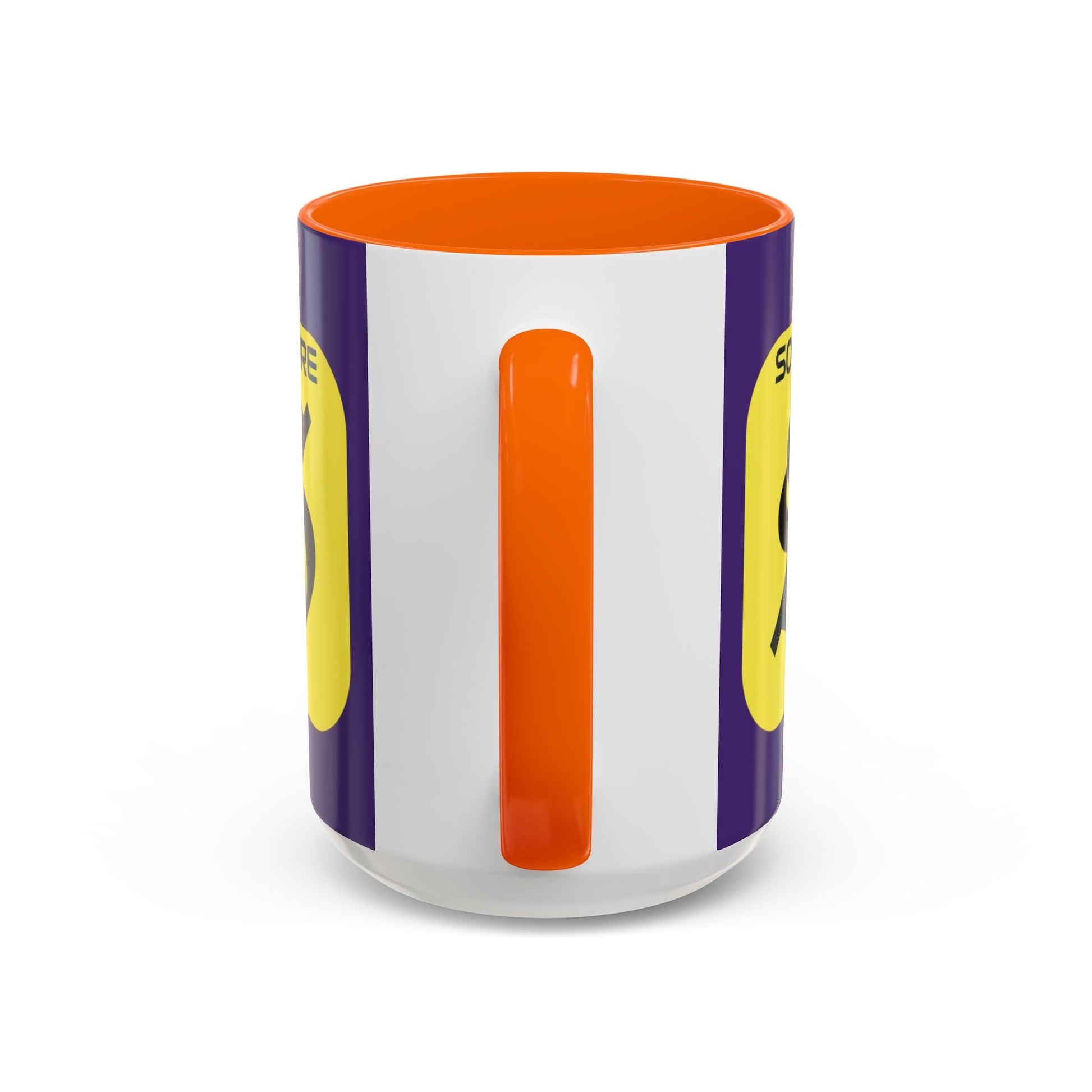 SolflareLogo Purple Accent Mug by cypherpunkgear.com – cypherpunkgear.com | Cypherpunk Merch