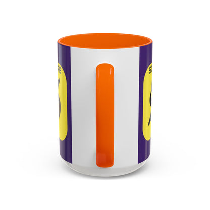 SolflareLogo Purple Accent Mug by cypherpunkgear.com – cypherpunkgear.com | Cypherpunk Merch
