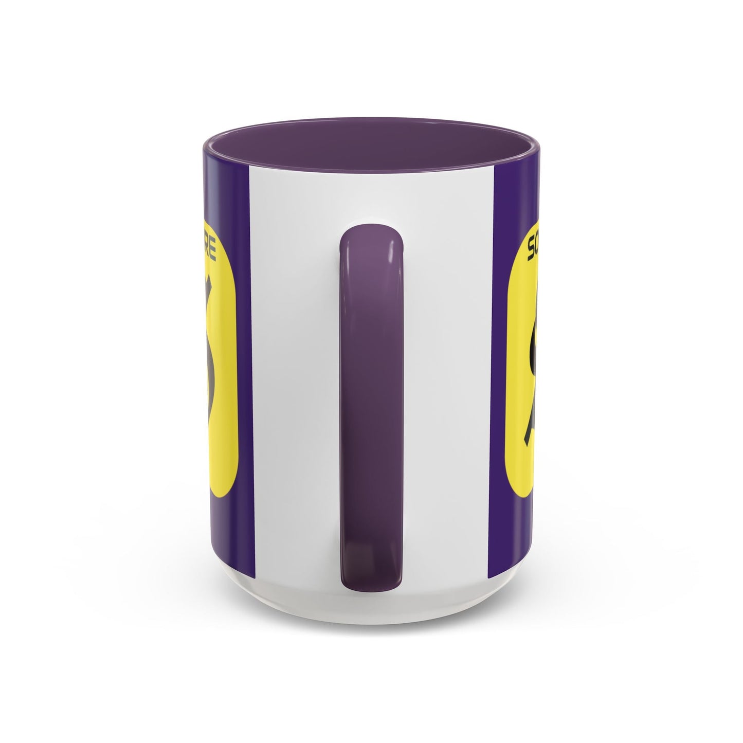 SolflareLogo Purple Accent Mug by cypherpunkgear.com – cypherpunkgear.com | Cypherpunk Merch