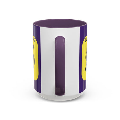 SolflareLogo Purple Accent Mug by cypherpunkgear.com – cypherpunkgear.com | Cypherpunk Merch