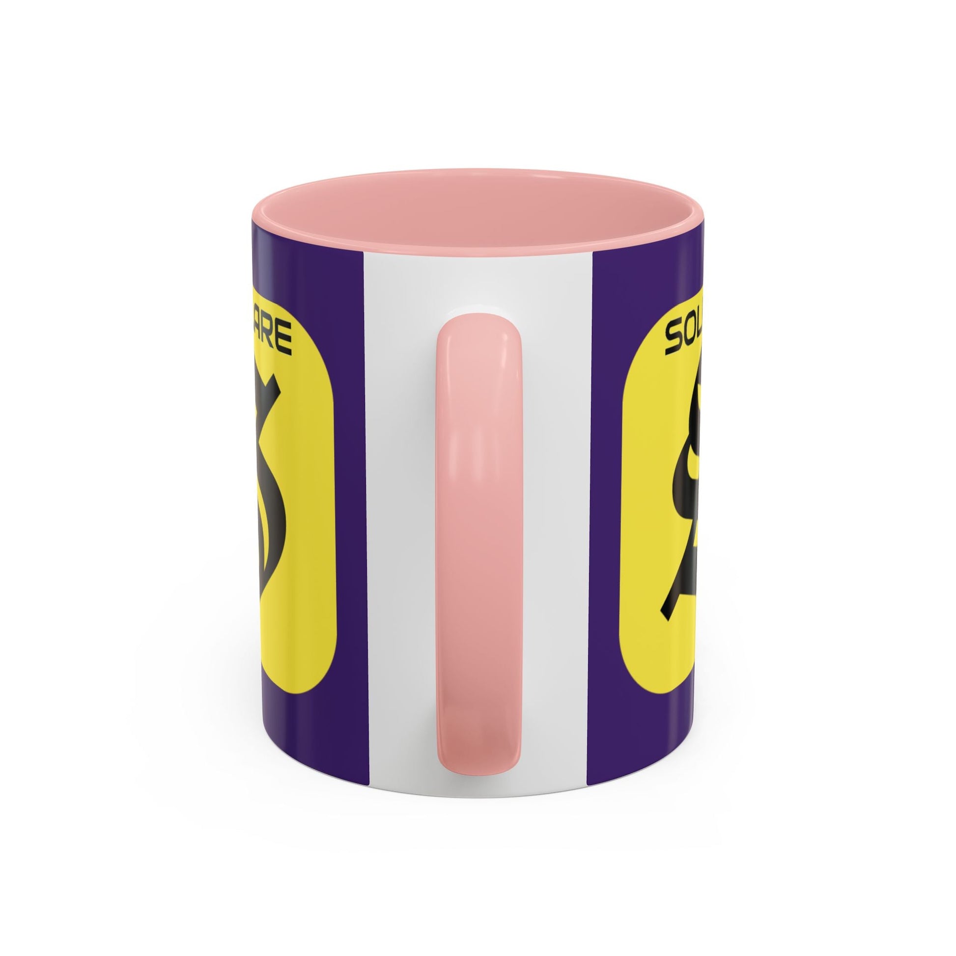 SolflareLogo Purple Accent Mug by cypherpunkgear.com – cypherpunkgear.com | Cypherpunk Merch