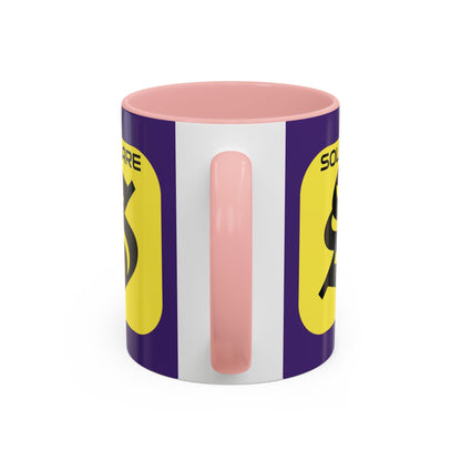 SolflareLogo Purple Accent Mug by cypherpunkgear.com – cypherpunkgear.com | Cypherpunk Merch