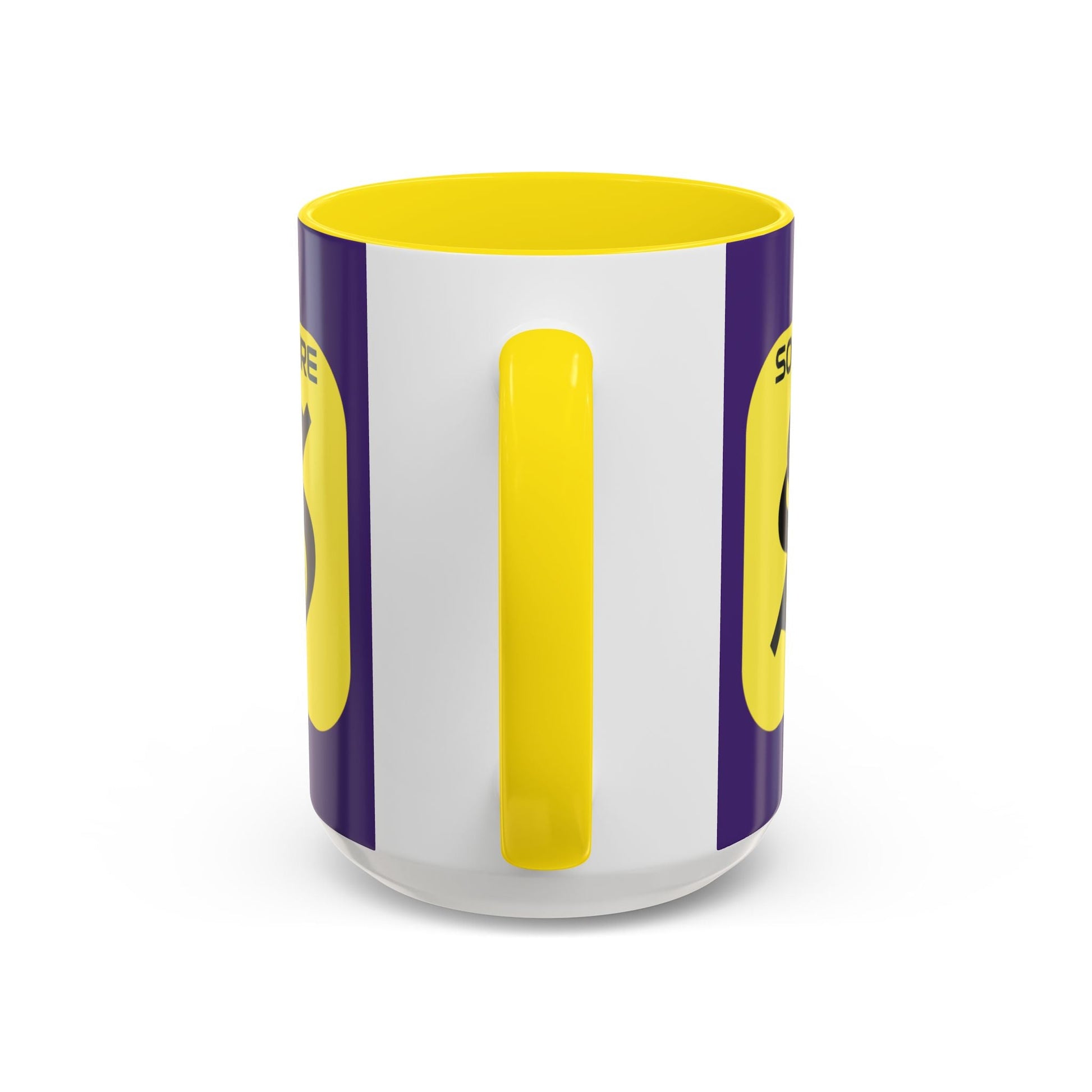SolflareLogo Purple Accent Mug by cypherpunkgear.com – cypherpunkgear.com | Cypherpunk Merch