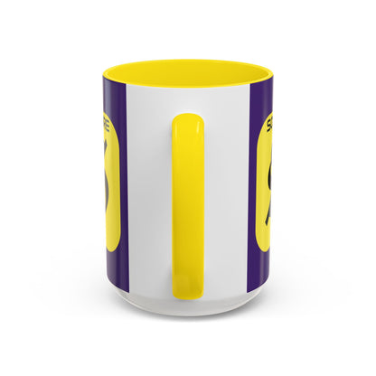SolflareLogo Purple Accent Mug by cypherpunkgear.com – cypherpunkgear.com | Cypherpunk Merch