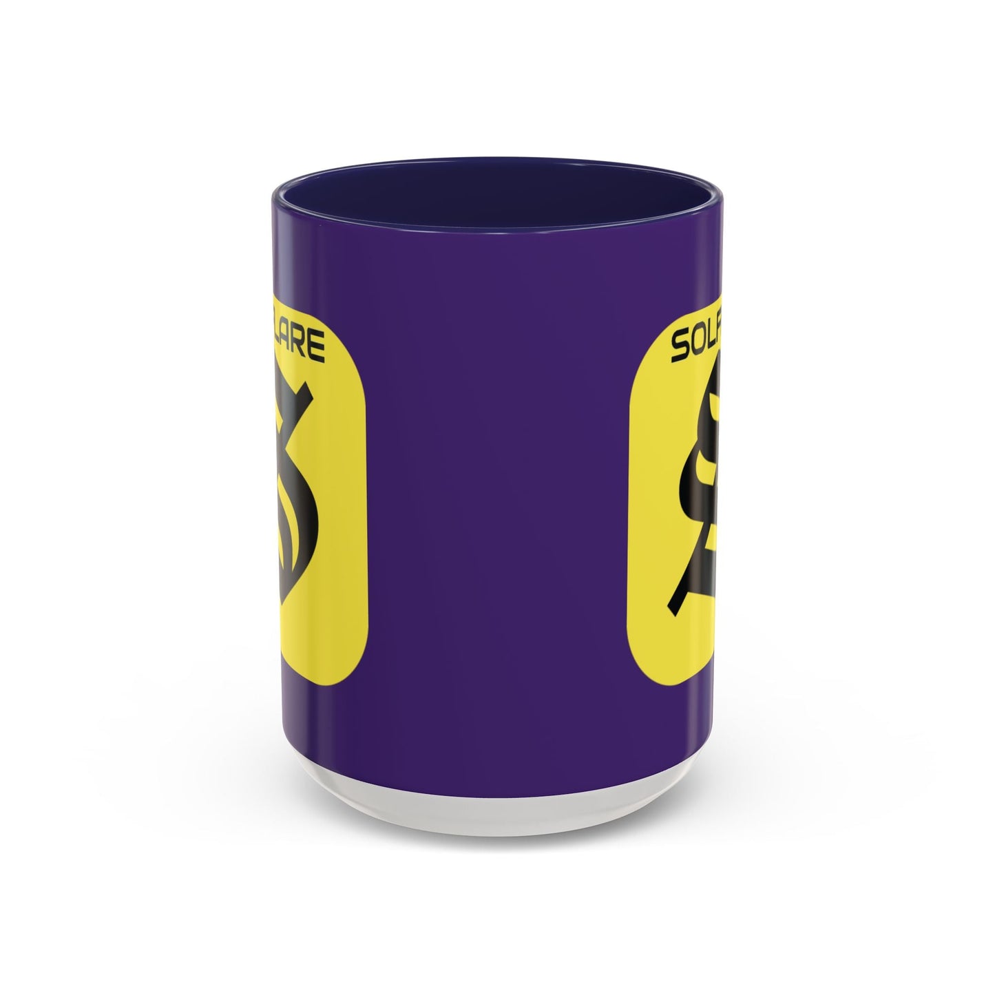 SolflareLogo Purple Accent Mug by cypherpunkgear.com – cypherpunkgear.com | Cypherpunk Merch