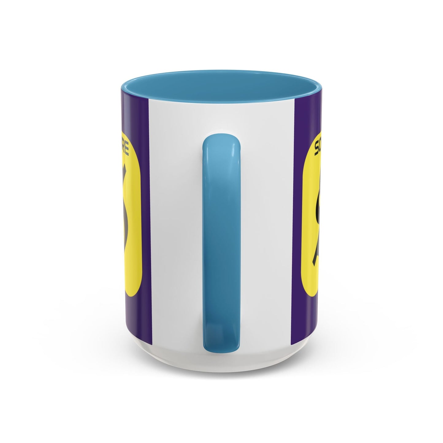 SolflareLogo Purple Accent Mug by cypherpunkgear.com – cypherpunkgear.com | Cypherpunk Merch