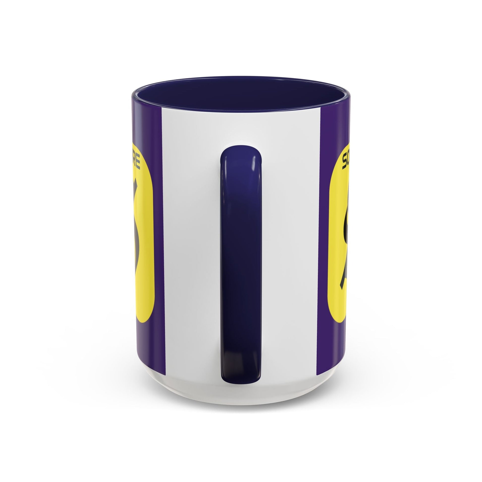 SolflareLogo Purple Accent Mug by cypherpunkgear.com – cypherpunkgear.com | Cypherpunk Merch