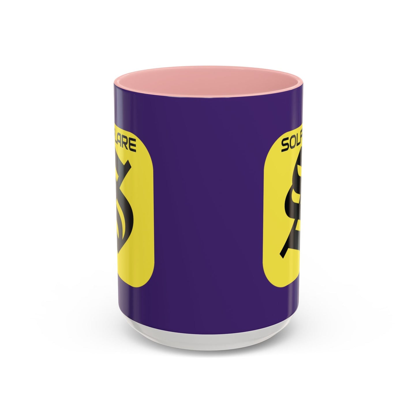 SolflareLogo Purple Accent Mug by cypherpunkgear.com – cypherpunkgear.com | Cypherpunk Merch