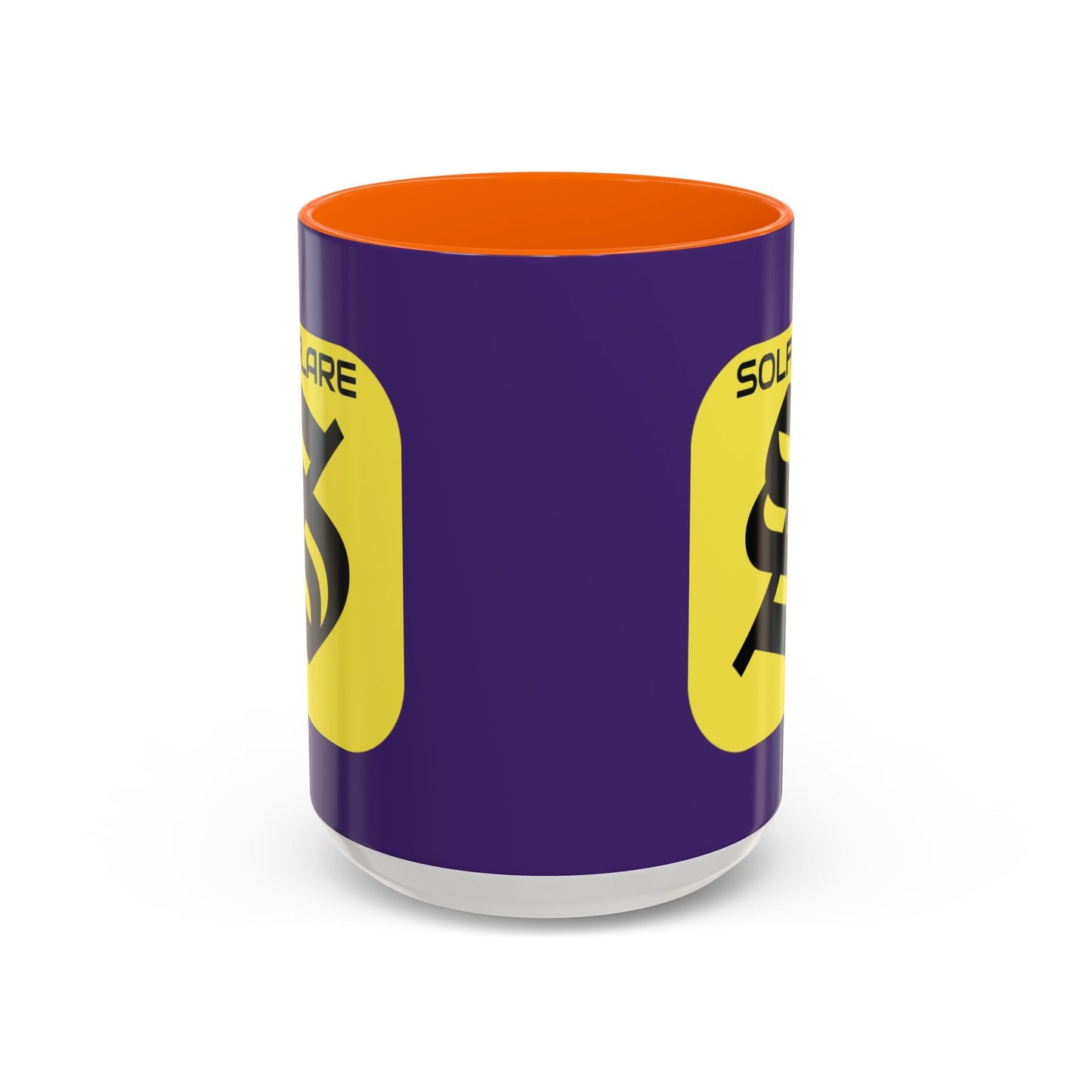 SolflareLogo Purple Accent Mug by cypherpunkgear.com – cypherpunkgear.com | Cypherpunk Merch