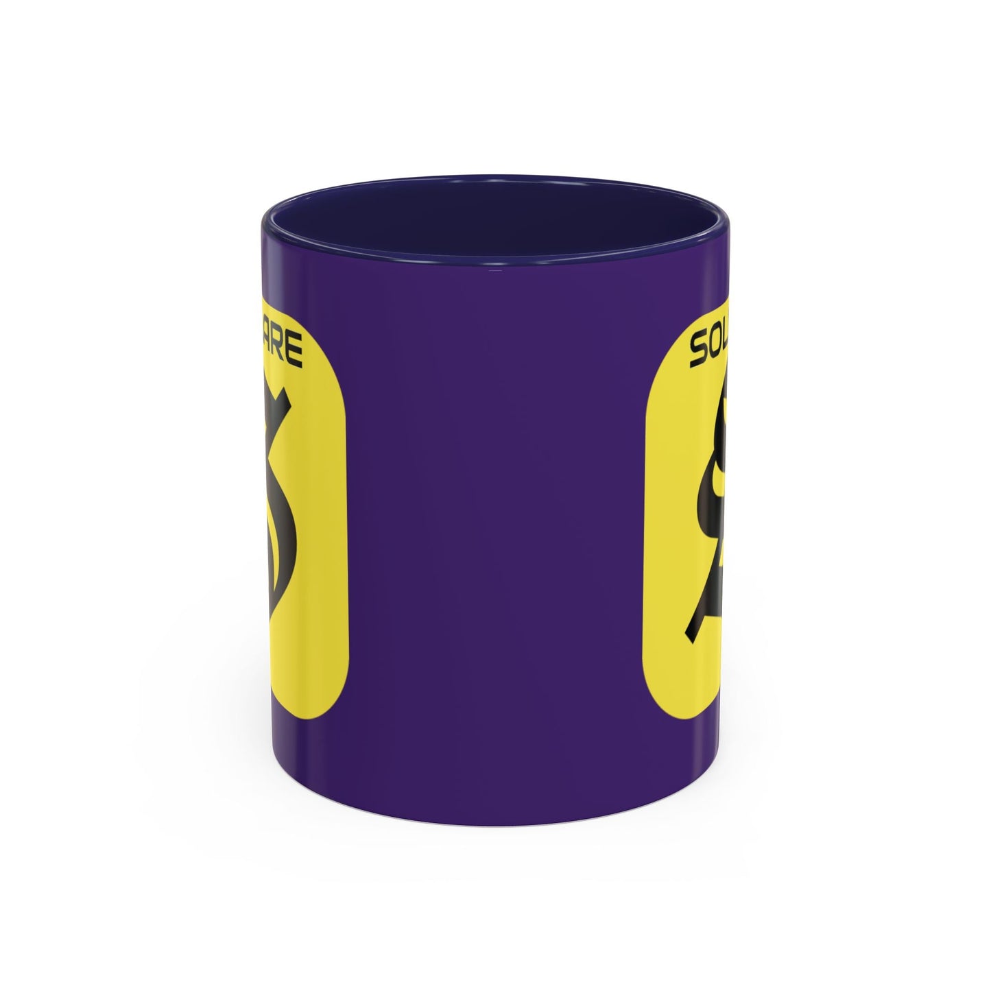 SolflareLogo Purple Accent Mug by cypherpunkgear.com – cypherpunkgear.com | Cypherpunk Merch