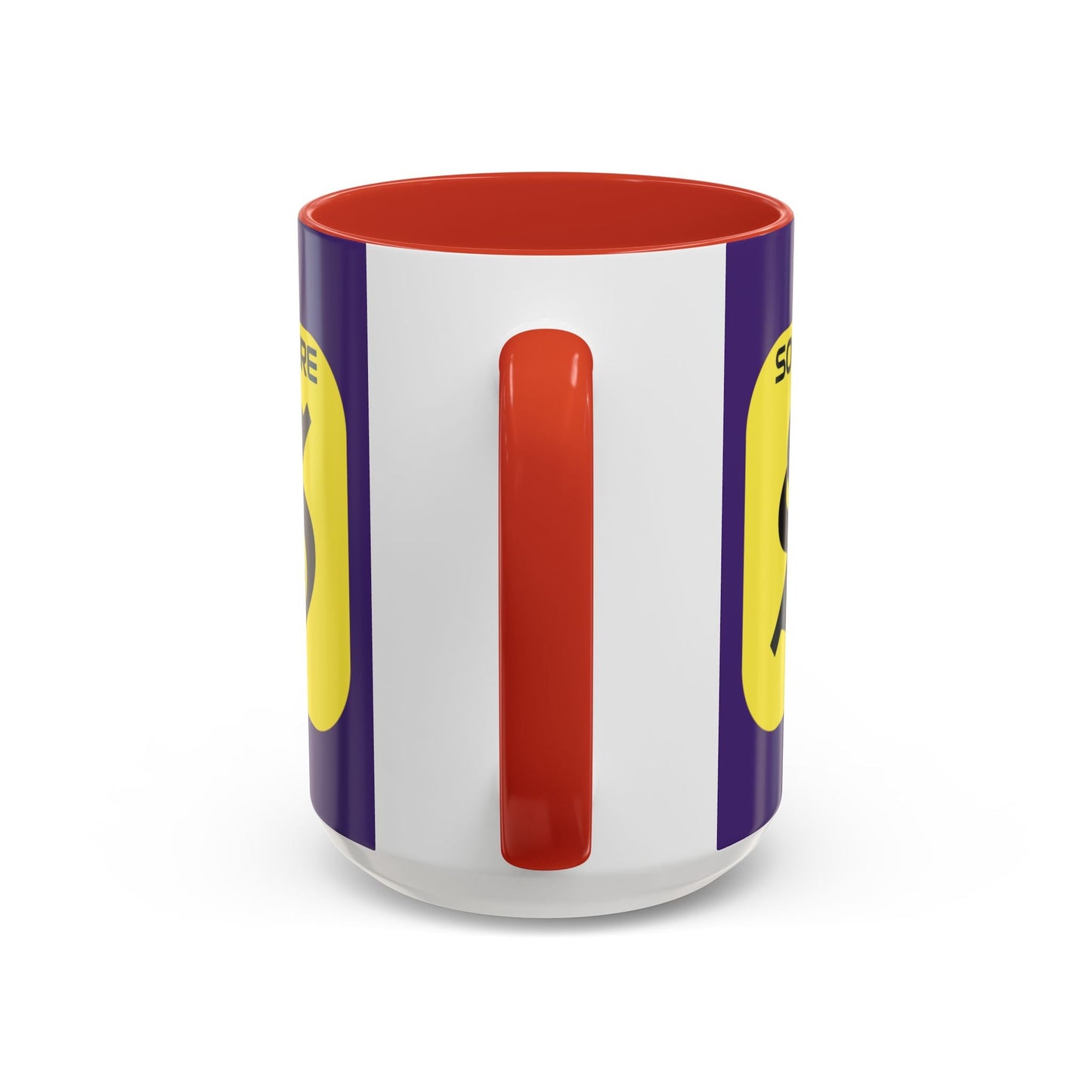 SolflareLogo Purple Accent Mug by cypherpunkgear.com – cypherpunkgear.com | Cypherpunk Merch