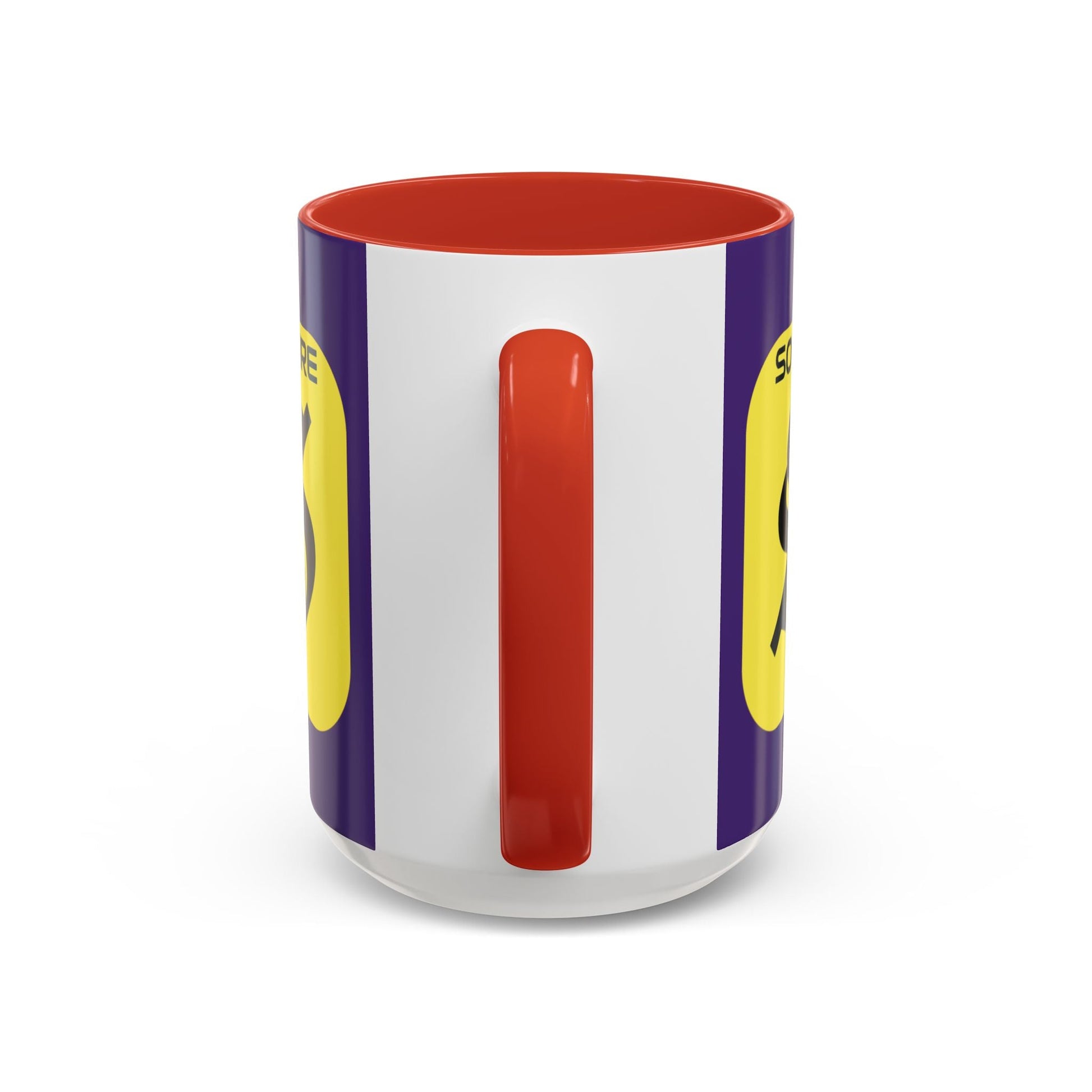 SolflareLogo Purple Accent Mug by cypherpunkgear.com – cypherpunkgear.com | Cypherpunk Merch