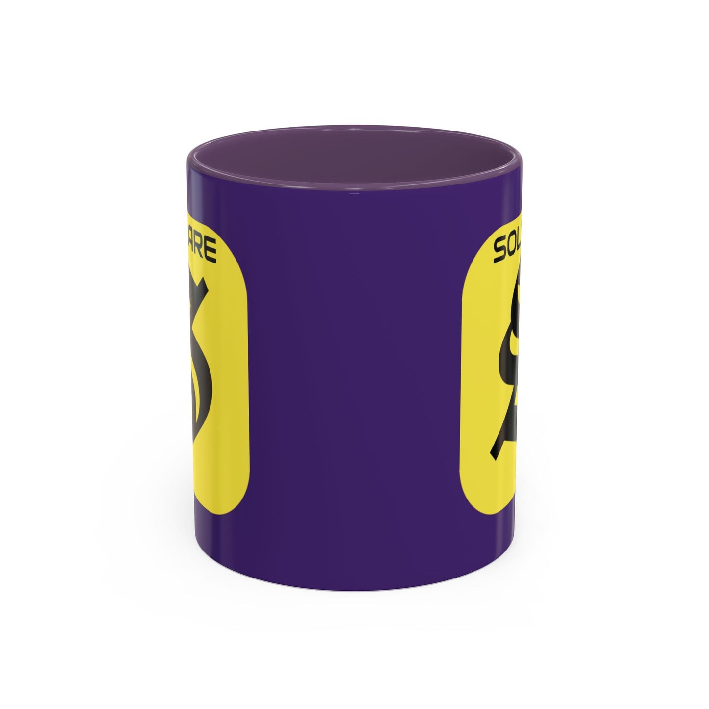 SolflareLogo Purple Accent Mug by cypherpunkgear.com – cypherpunkgear.com | Cypherpunk Merch