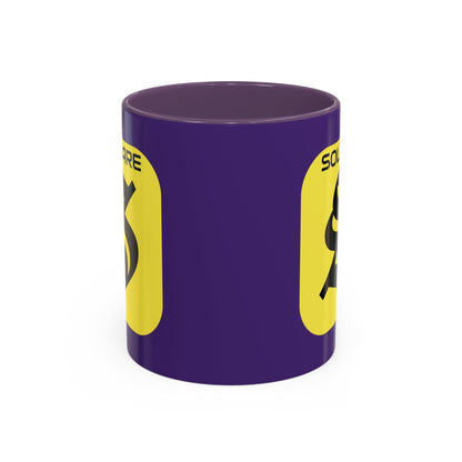 SolflareLogo Purple Accent Mug by cypherpunkgear.com – cypherpunkgear.com | Cypherpunk Merch