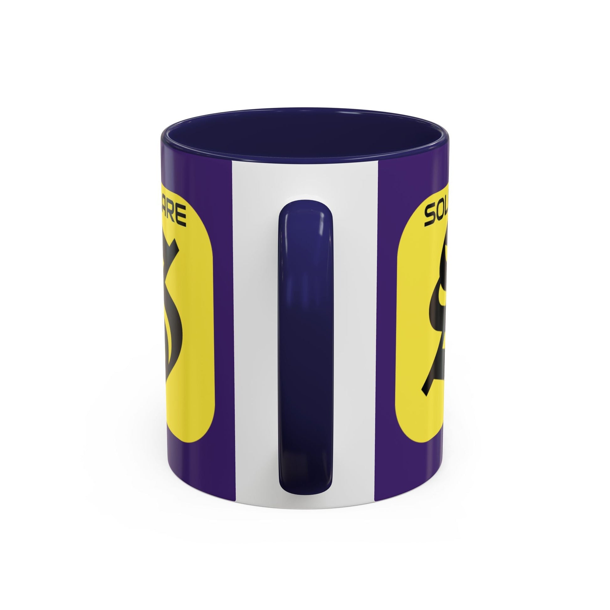 SolflareLogo Purple Accent Mug by cypherpunkgear.com – cypherpunkgear.com | Cypherpunk Merch