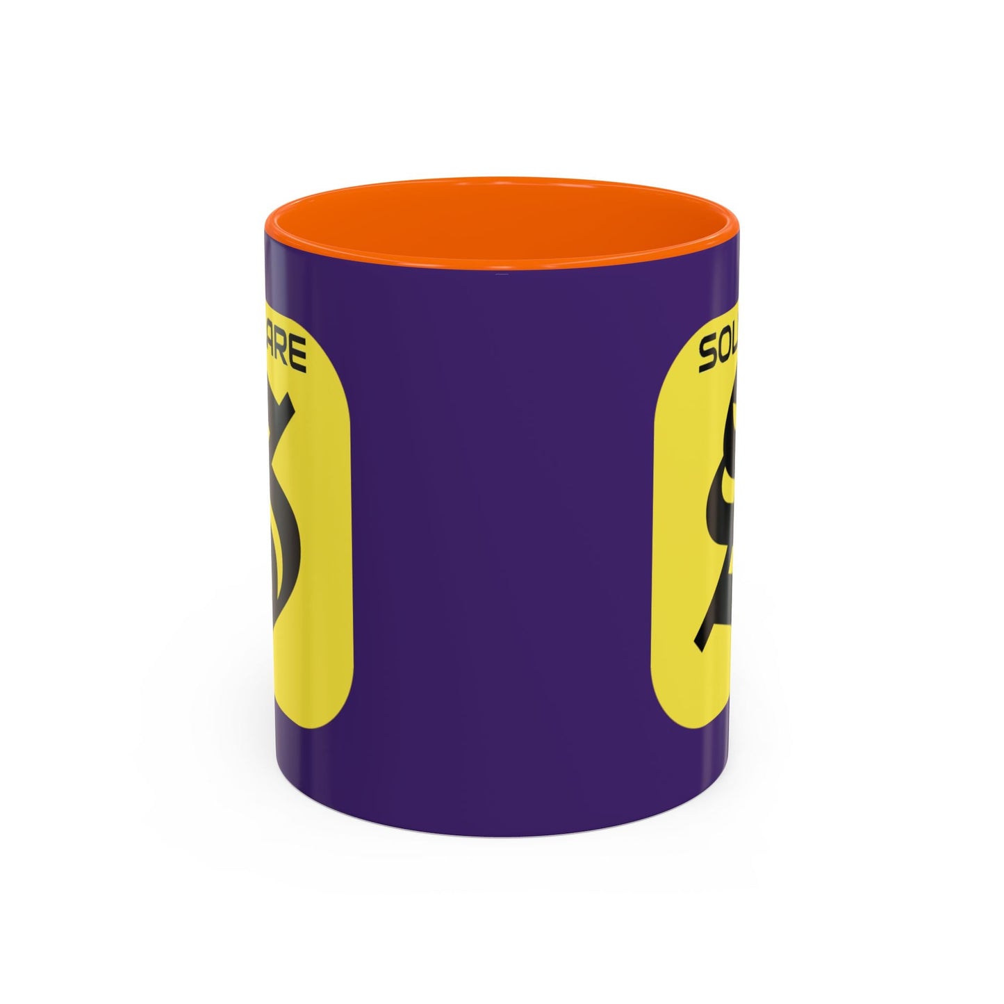 SolflareLogo Purple Accent Mug by cypherpunkgear.com – cypherpunkgear.com | Cypherpunk Merch