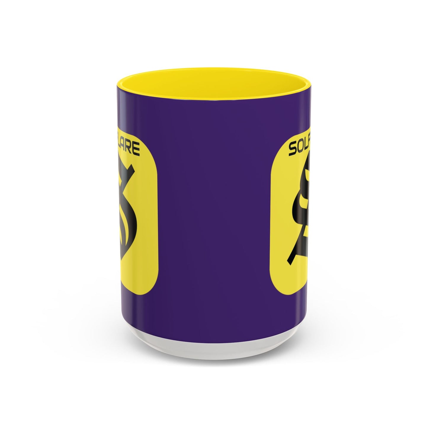 SolflareLogo Purple Accent Mug by cypherpunkgear.com – cypherpunkgear.com | Cypherpunk Merch